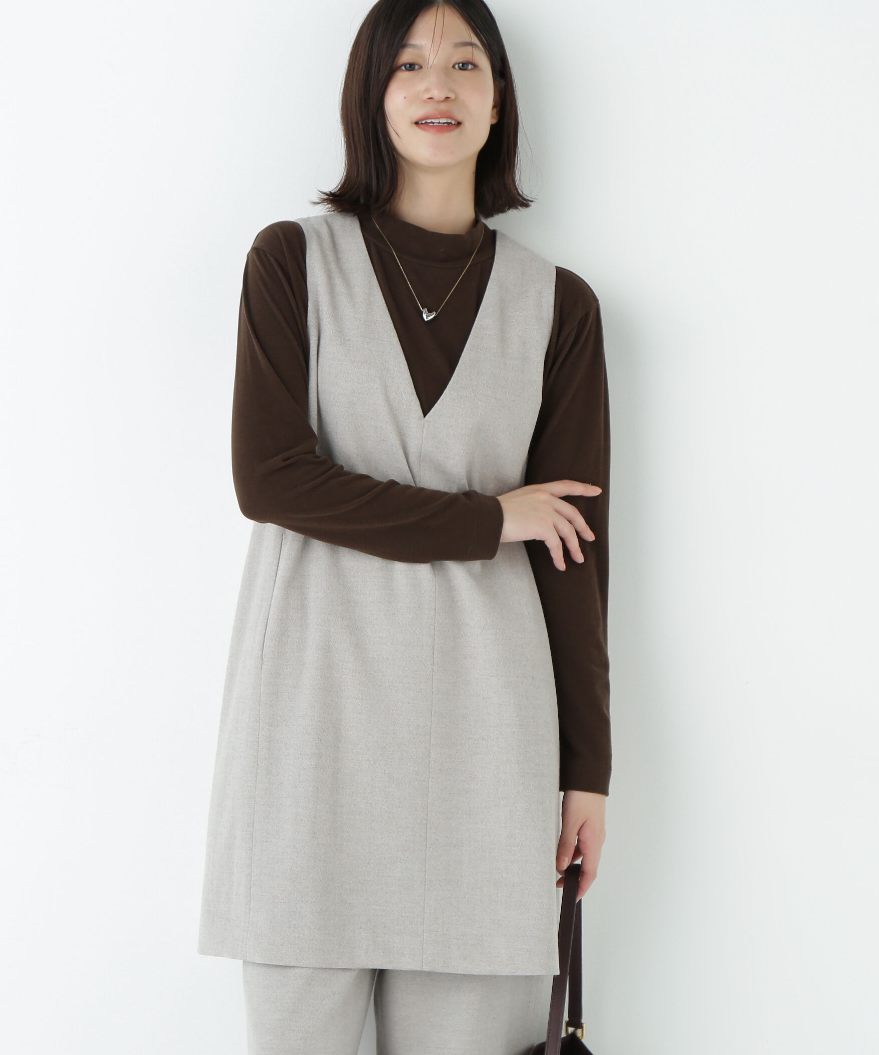  「◆ＴＯＰツイルミディアムジャンパースカート」|ワンピース|