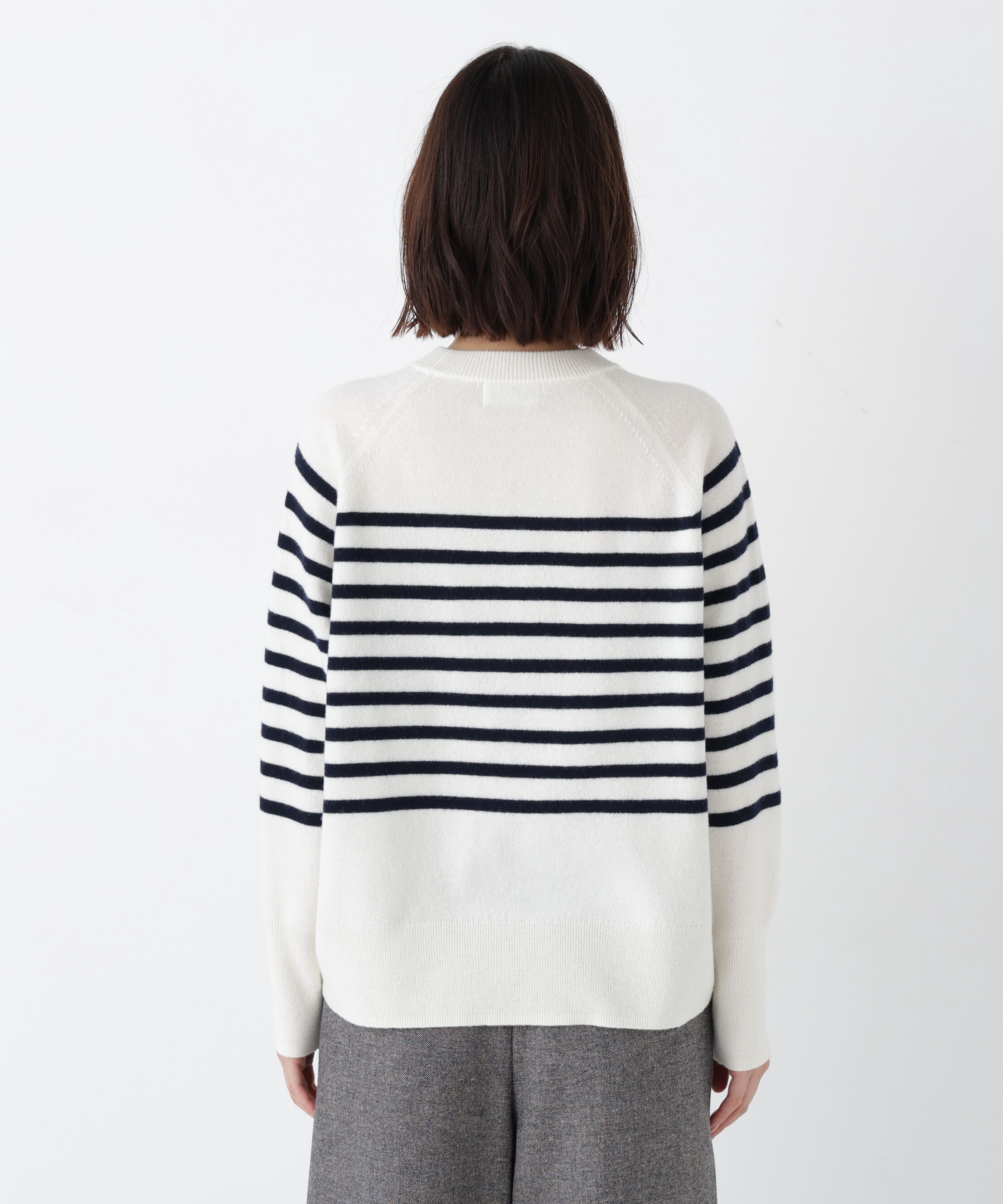  「◆ミドルゲージウールクルーネックプルオーバー」|ニット・セーター|