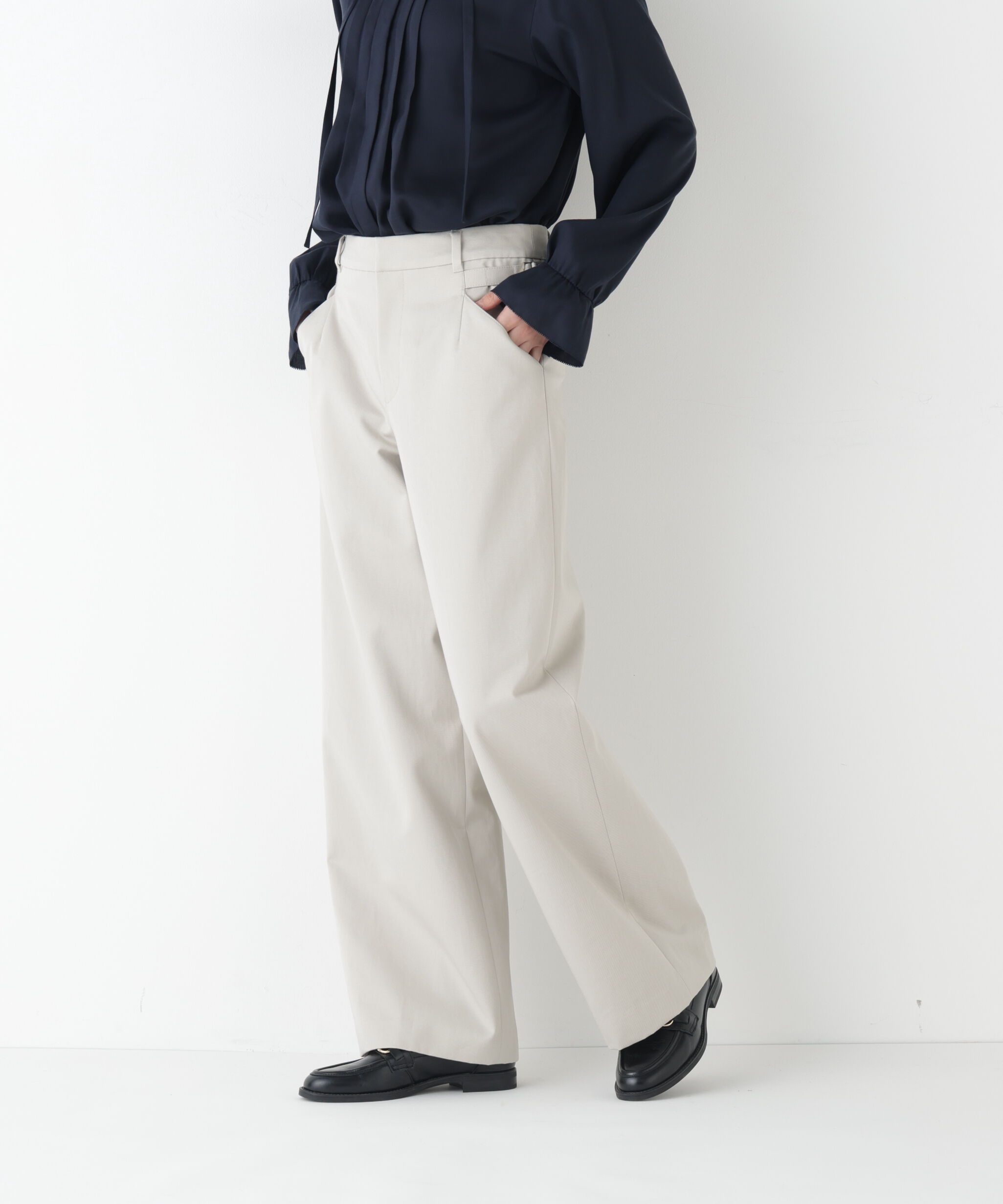  「◆《マルチサイズ/ウォッシャブル》ＯＧダブルクロスセミワイドパンツ」|その他|