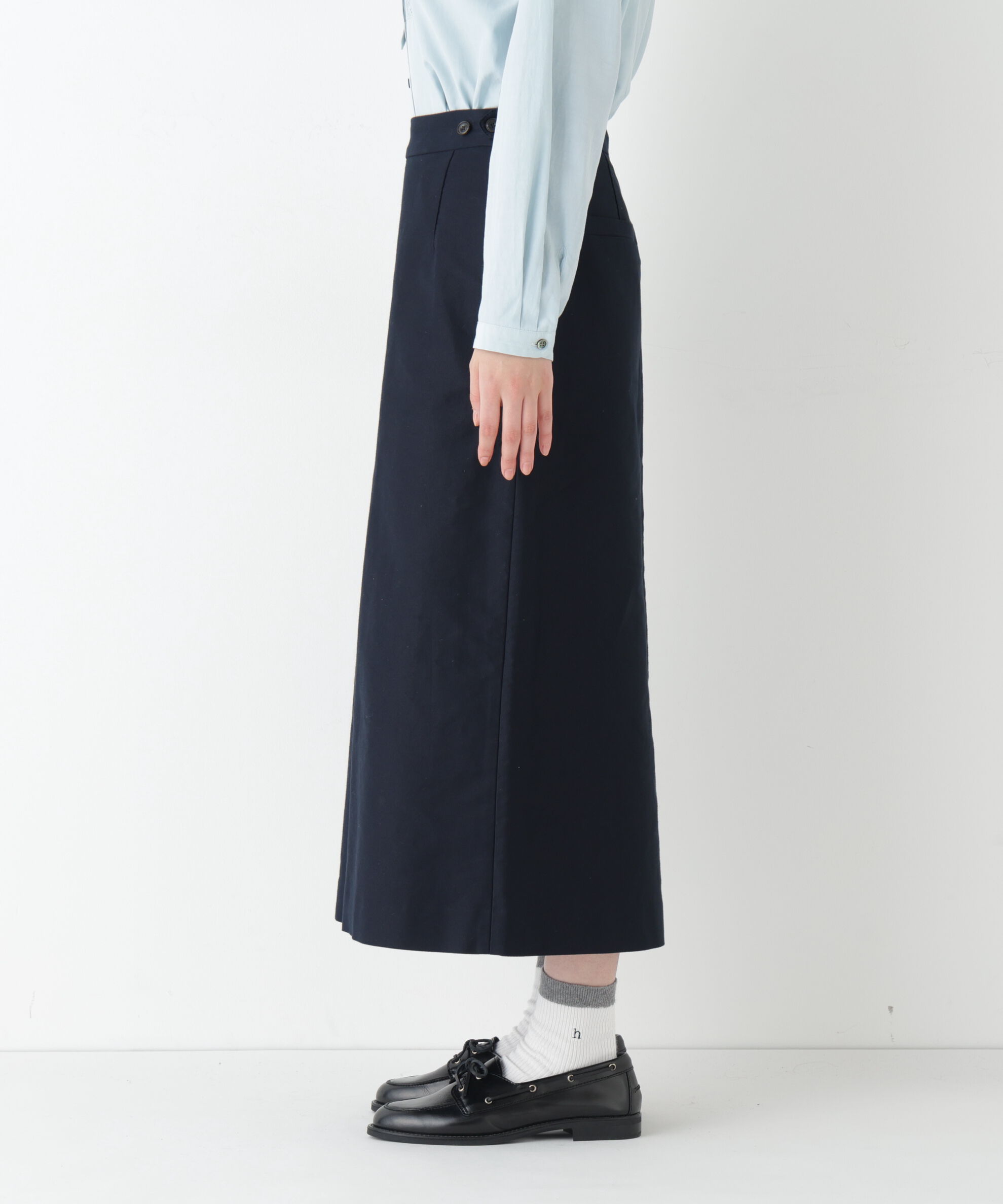  「◆《ウォッシャブル》ライトモールスキンＡラインスカート」|スカート|