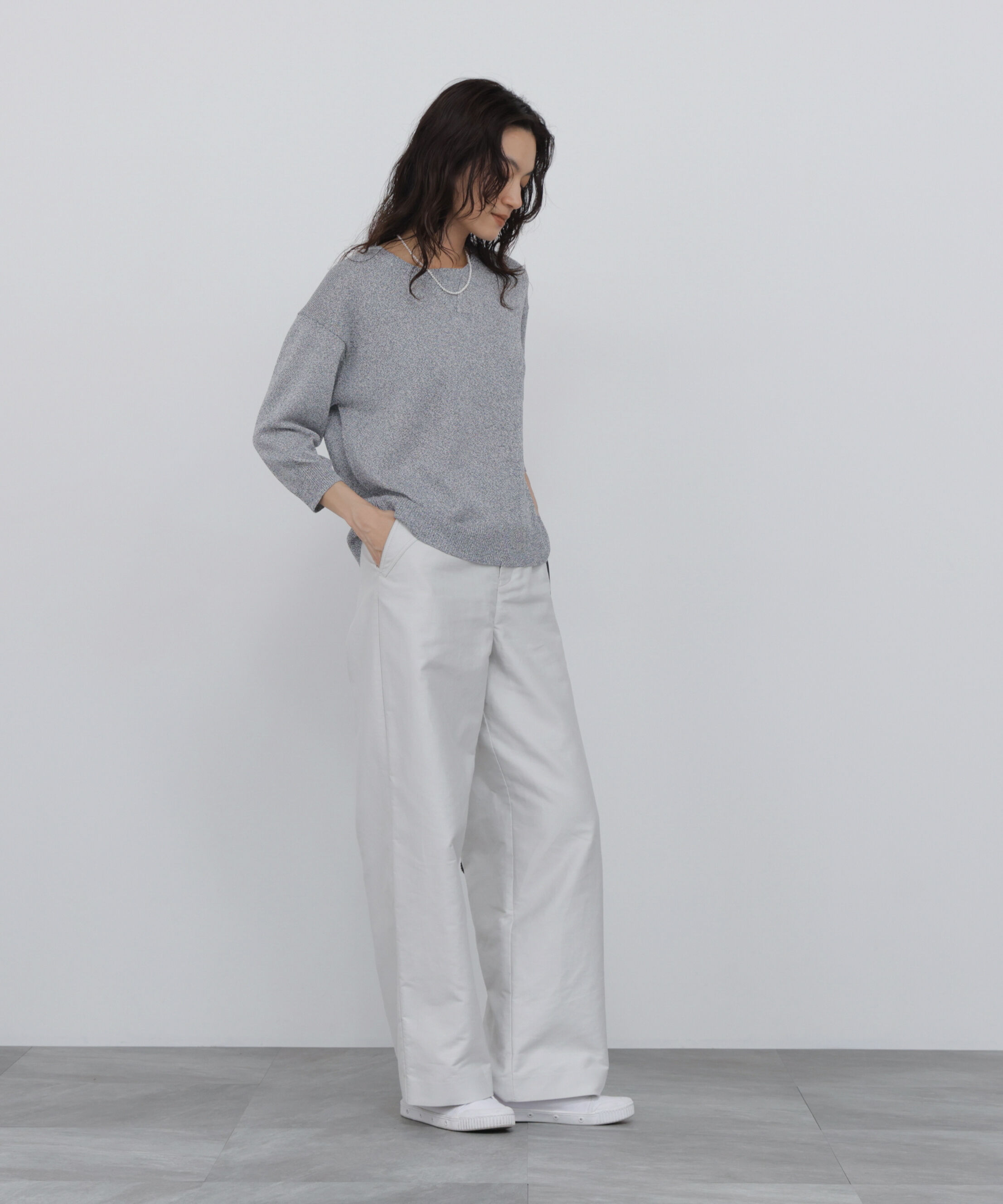  「◆《マルチサイズ/ウォッシャブル》ライトモールスキンセミワイドパンツ」|その他|