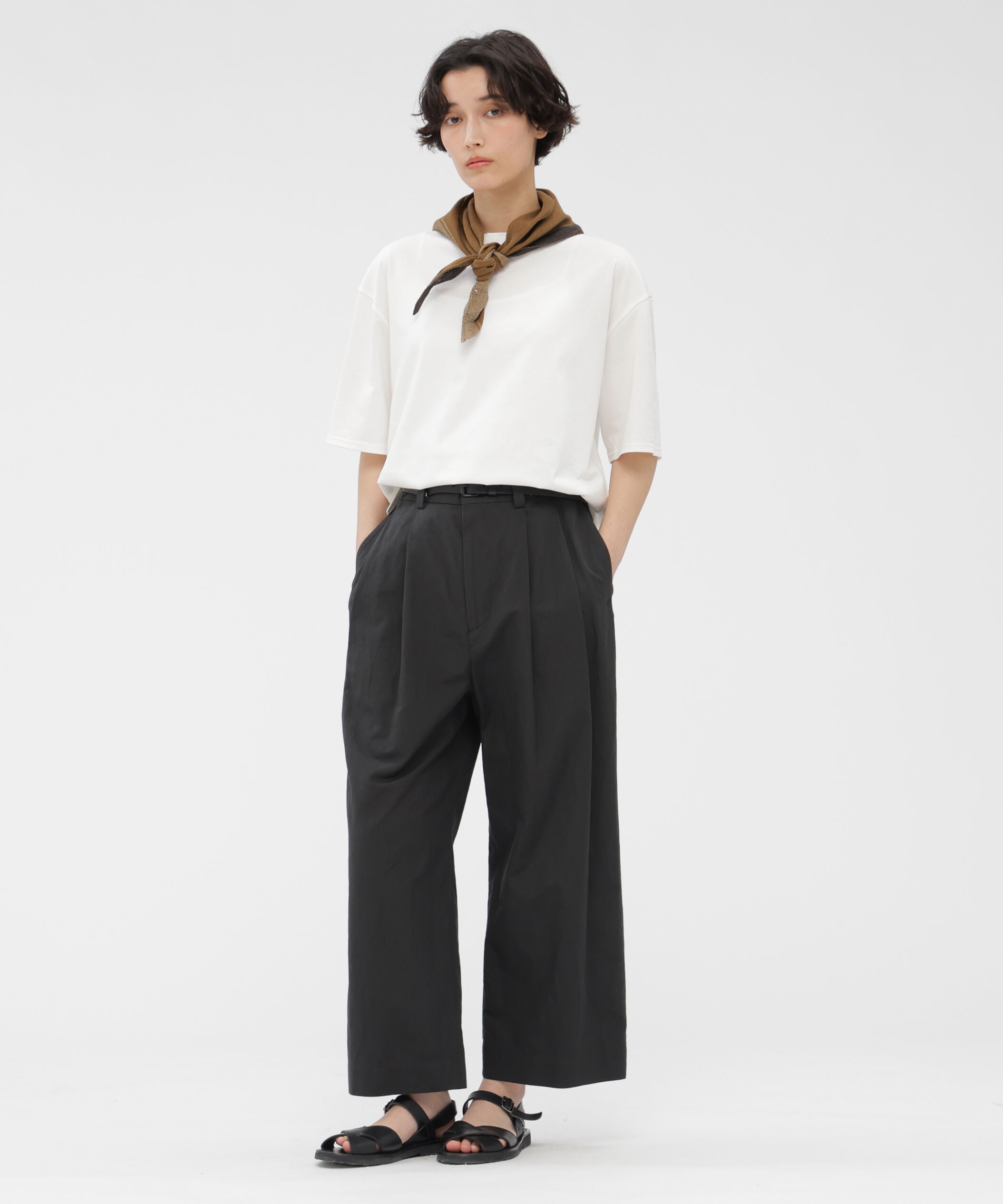  「LIGHT DENSE COTTON JERSEY TOP」|Tシャツ・カットソー|