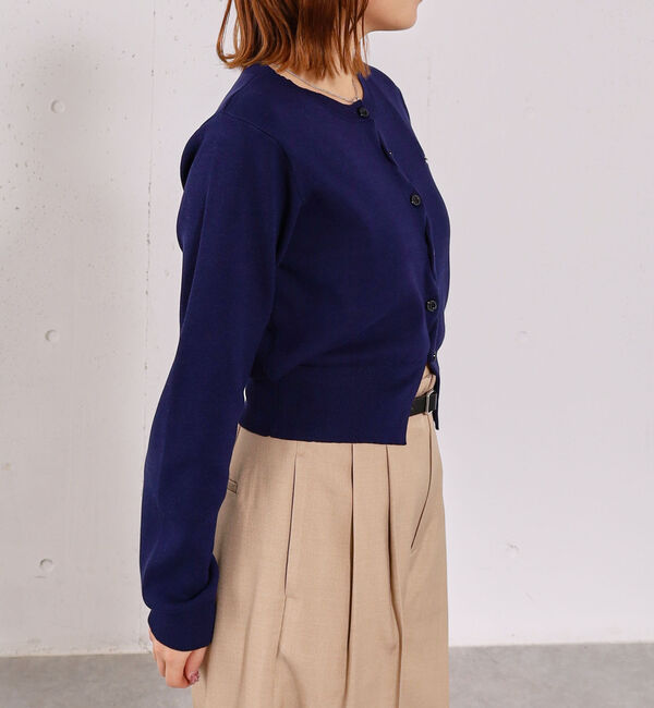 archives「シェルプレートクロスボタンニットカーディガン」|カーディガン|