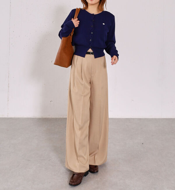 archives「シェルプレートクロスボタンニットカーディガン」|カーディガン|