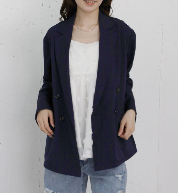 archives「ウォッシャブル麻調テーラードＪＫ」|テーラードジャケット|