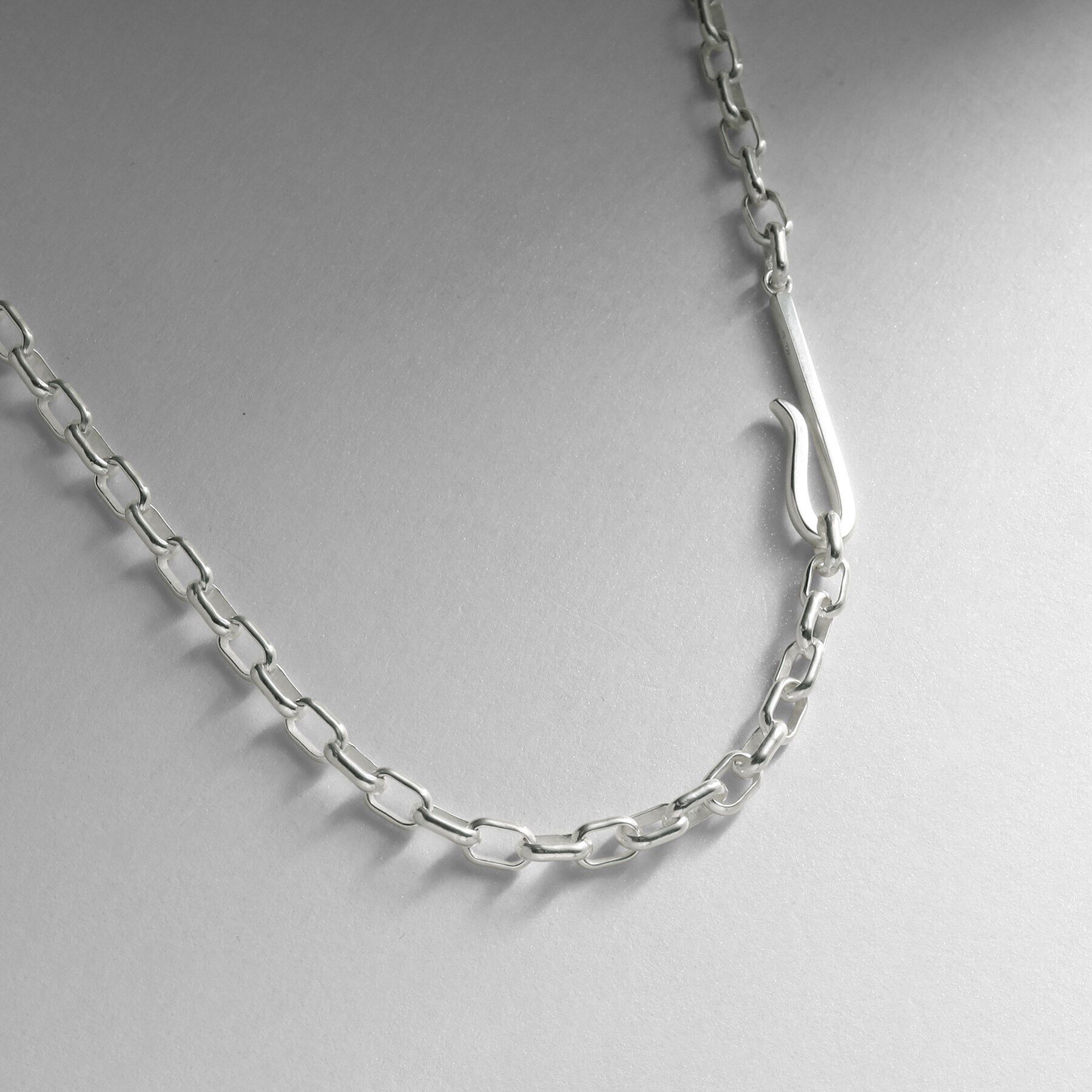 COCOSHNIK ONKITSCH「シルバー ドームチェーン フックネックレス」|ネックレス|