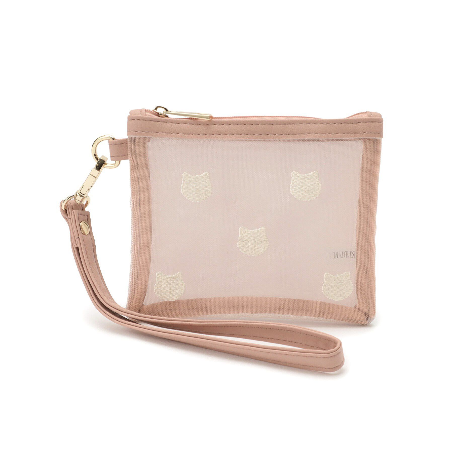 SHOO･LA･RUE「フラットミニポーチ ネコ」|ポーチ|