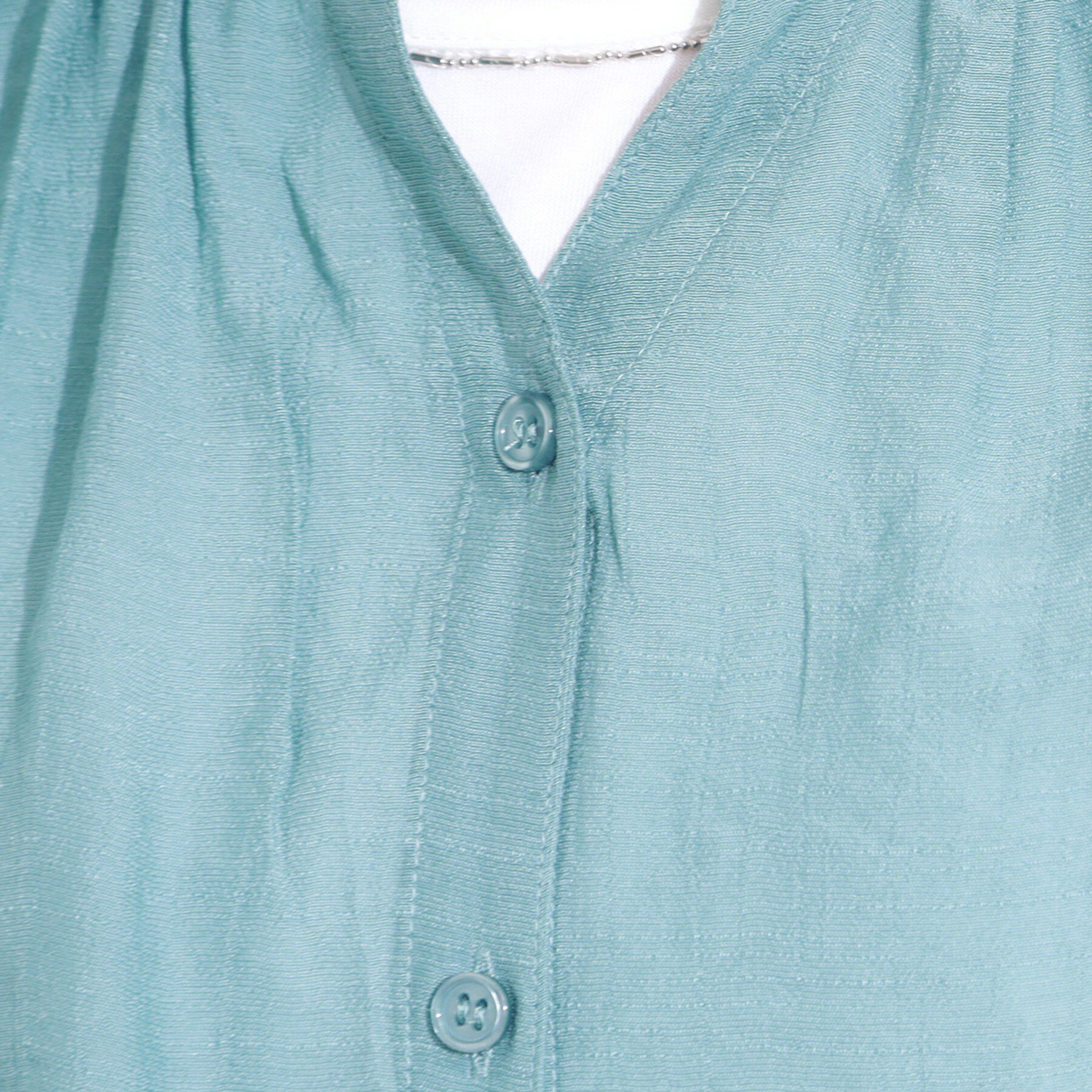 SHOO･LA･RUE「【S-LL/2点セット】着るだけでコーデが決まる 麻調5分袖ブラウス＋タンクトップ」|シャツ・ブラウス|