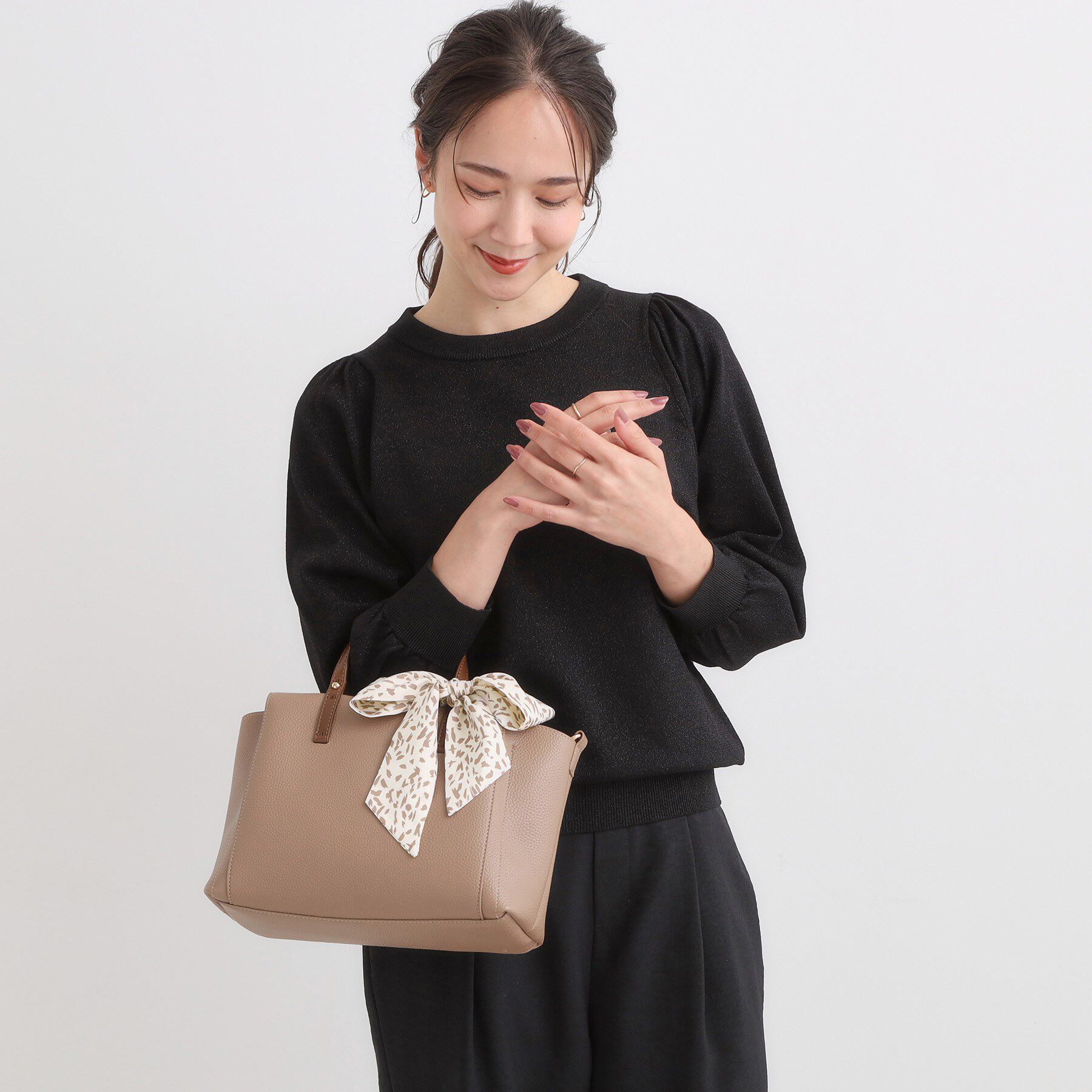 SHOO･LA･RUE「リング付帽スカーフ」|バンダナ・スカーフ|