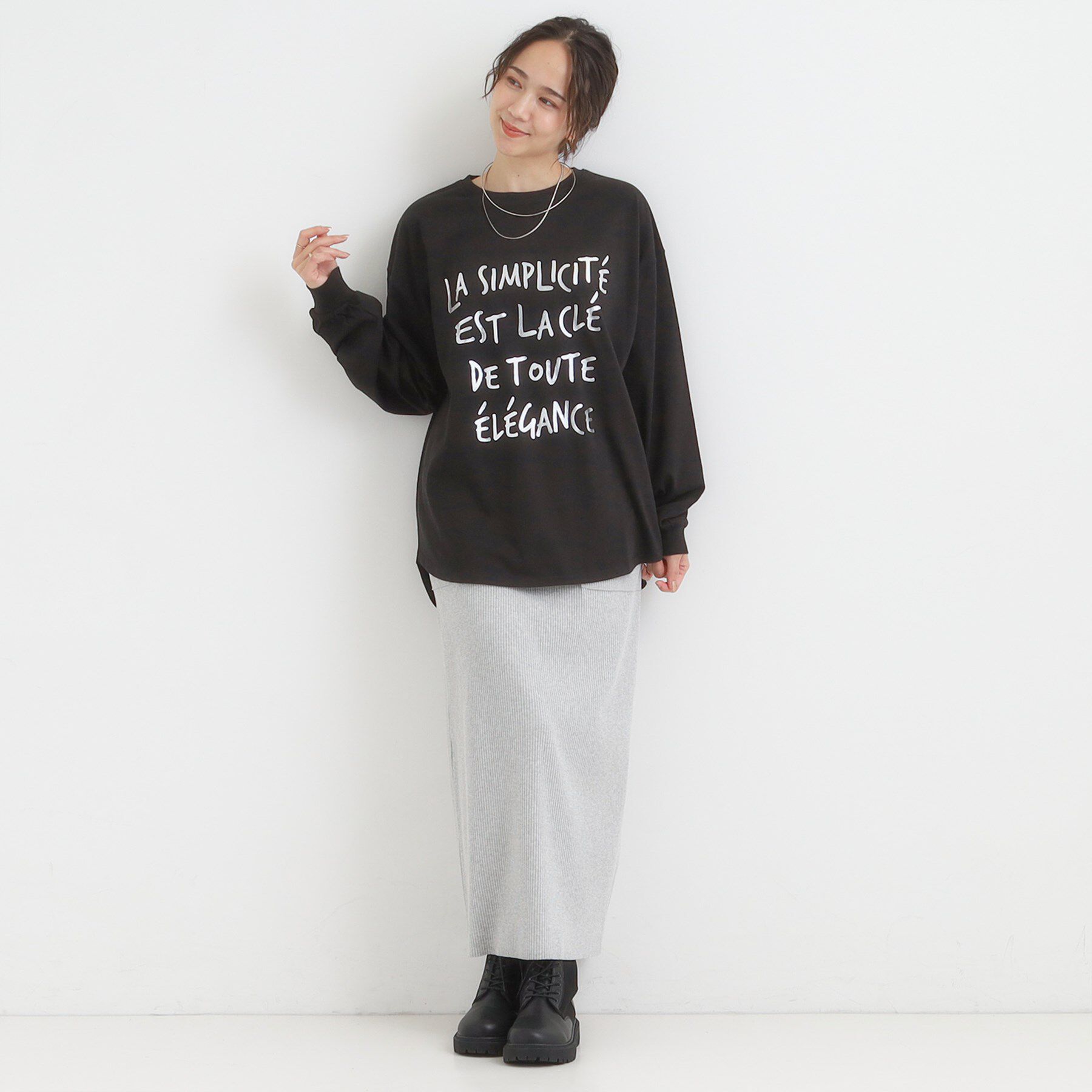 SHOO･LA･RUE「グラフィックアソート BIGロンT」|Tシャツ・カットソー|
