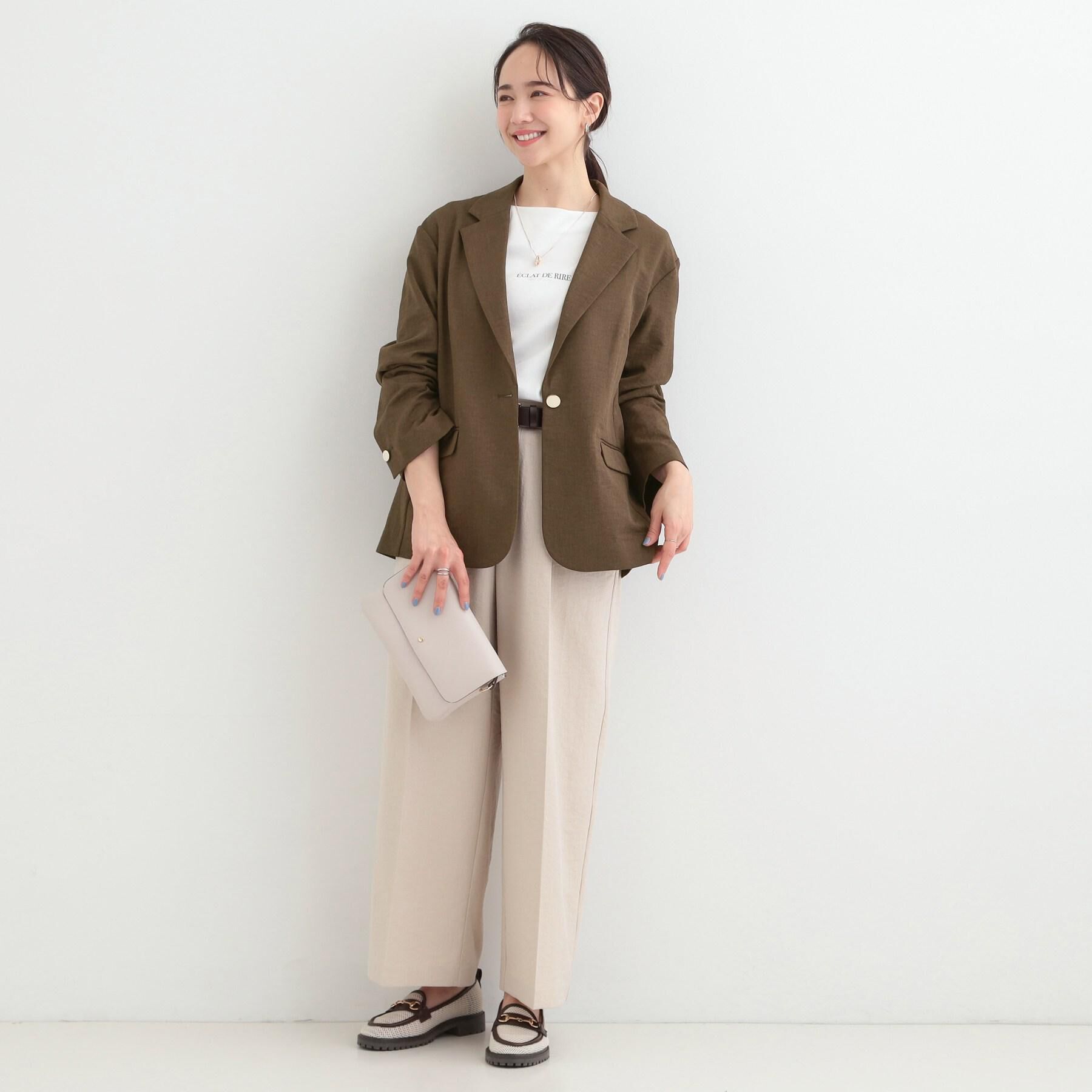 SHOO･LA･RUE「【S-LL】美しく見せる ボートネックロンT」|Tシャツ・カットソー|