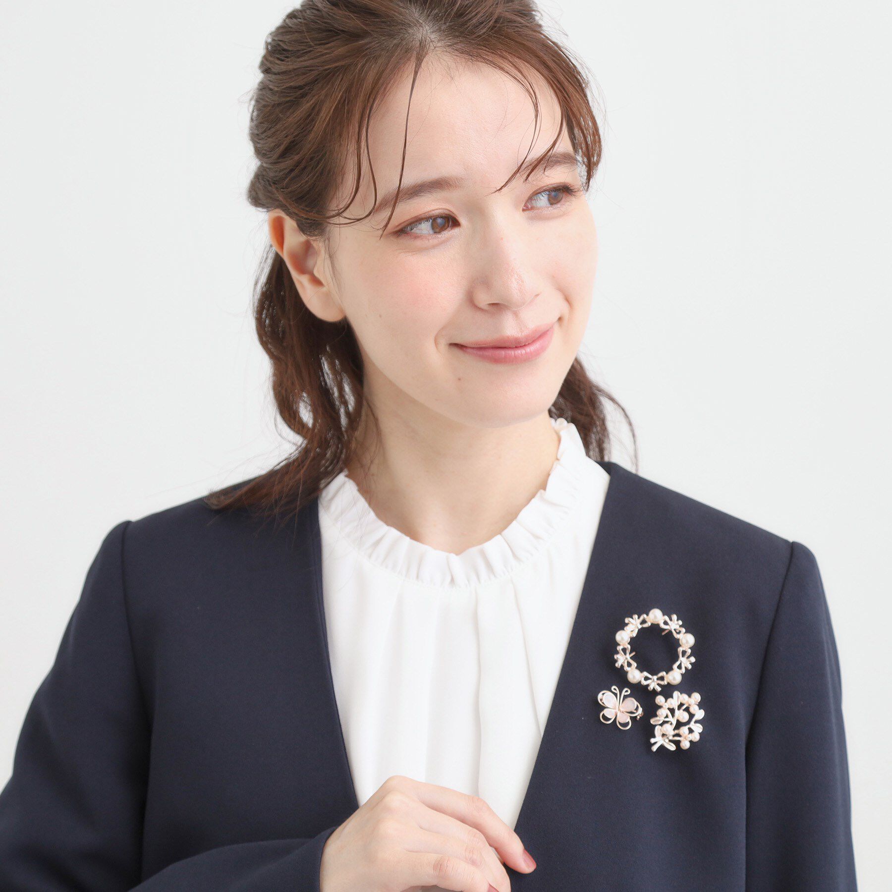 SHOO･LA･RUE「【セレモニー】3点セットブローチ」|ブローチ・コサージュ|