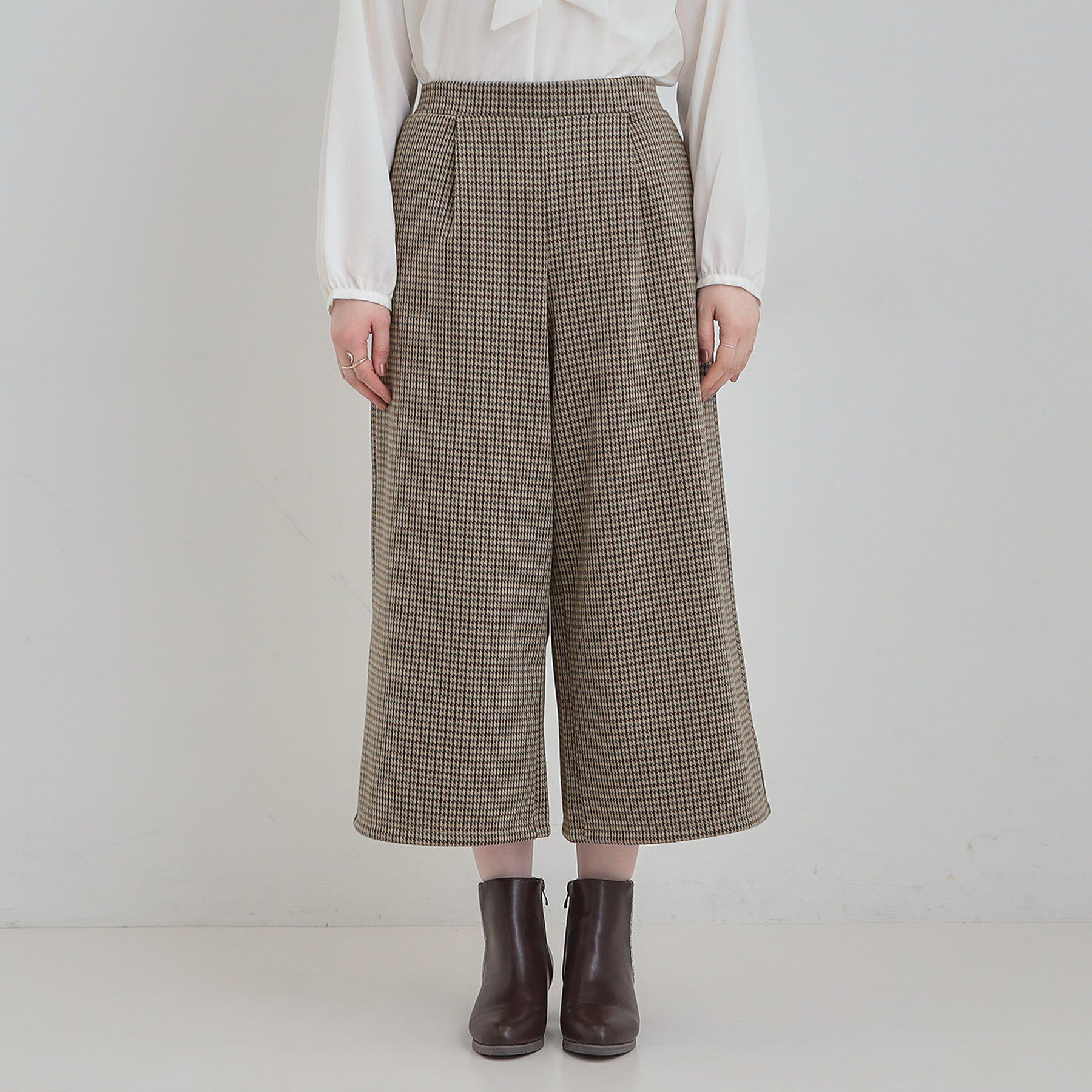 SHOO･LA･RUE「【洗濯機可/S-LL】体型カバーにも ガウチョパンツ」|その他|