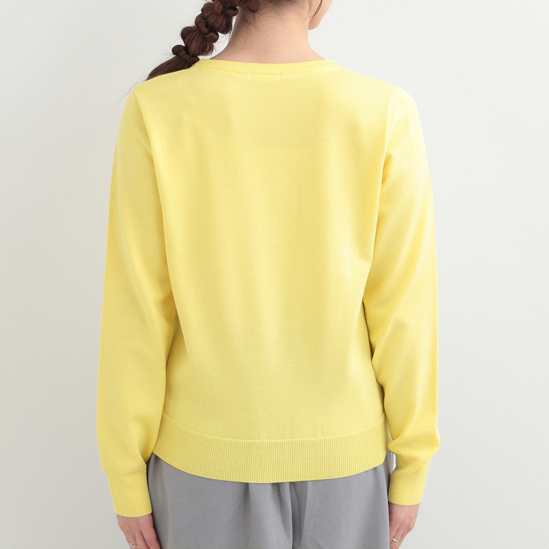 SHOO･LA･RUE「【洗濯機可/S-LL/アンサンブル可】結局、シンプル クルーネックニット」|ニット・セーター|