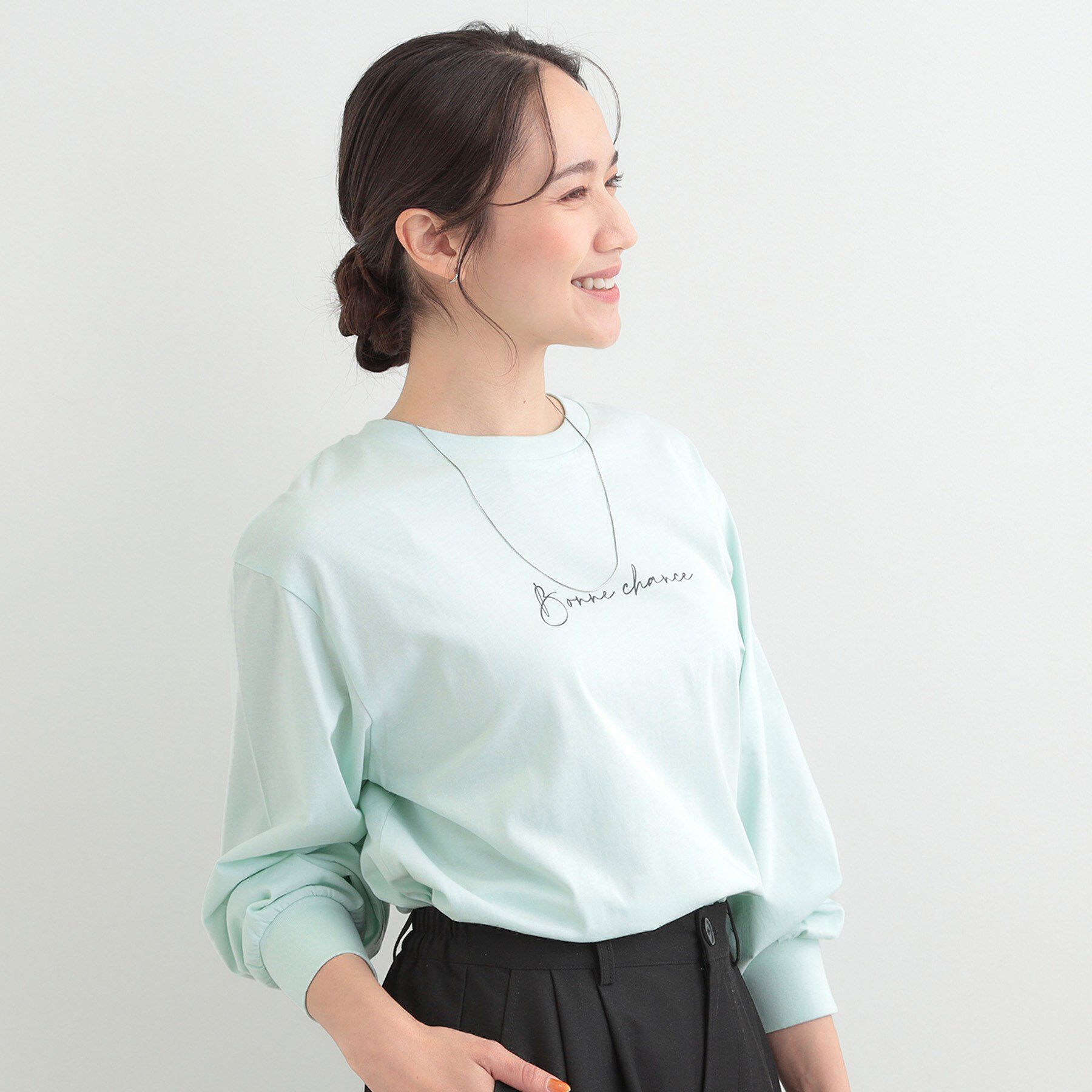 SHOO･LA･RUE「【綿100％/S-LL/プチプラ】選べる3柄 プリントアソートロンT」|Tシャツ・カットソー|