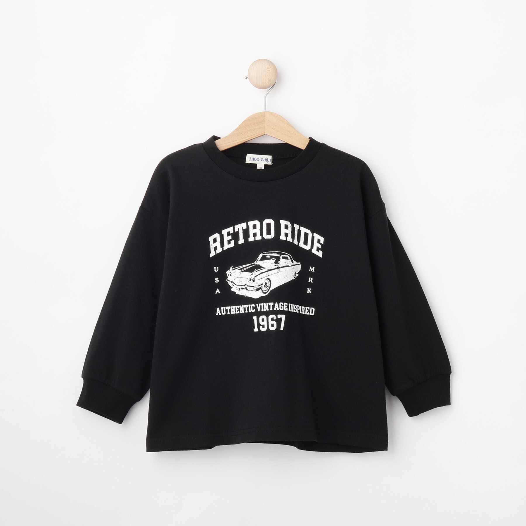 SHOO･LA･RUE「【100-150cm】プリントアソートベーシックロンT」|Tシャツ・カットソー|