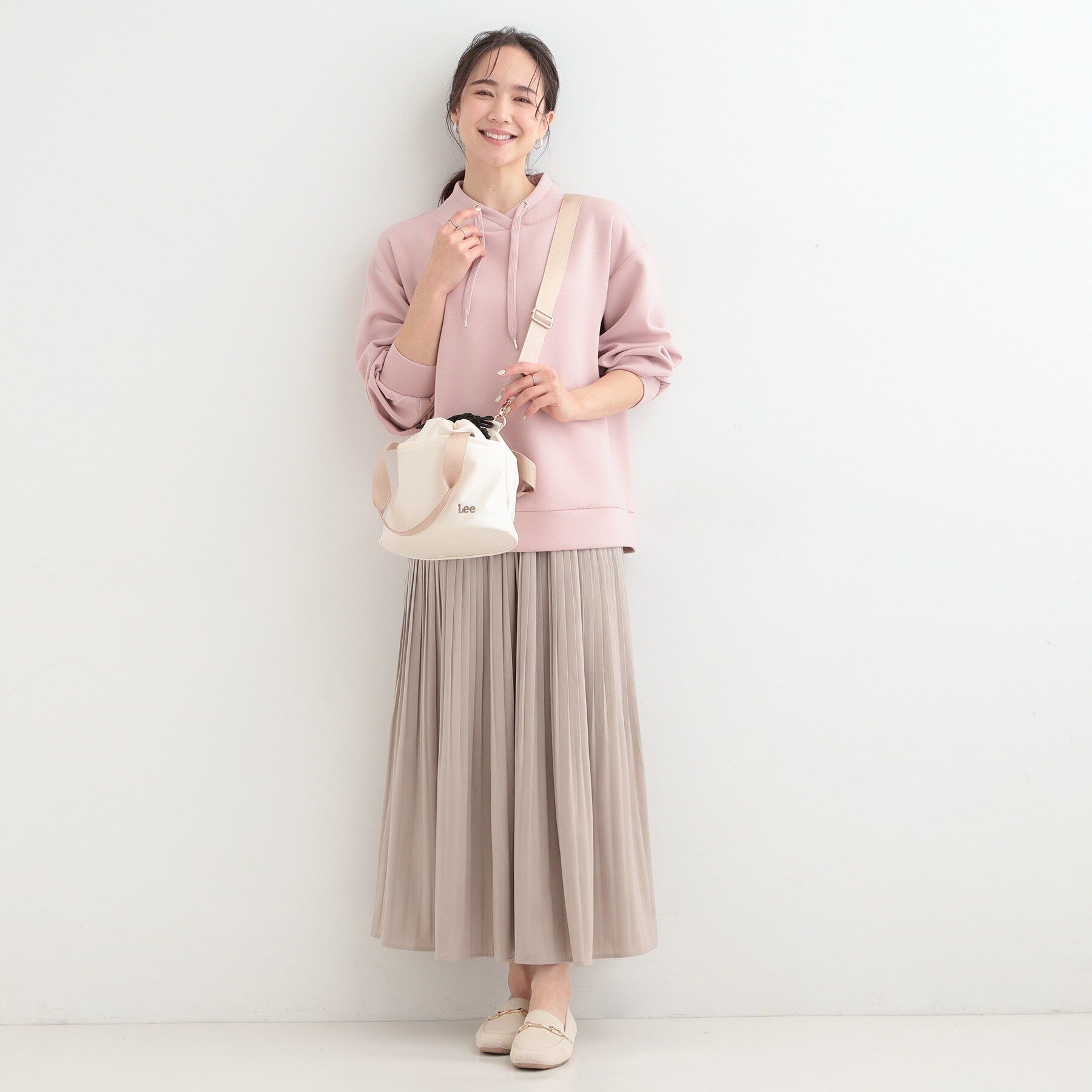 SHOO･LA･RUE「【Lee別注／撥水】巾着ショルダーバッグ」|ショルダー・メッセンジャー|