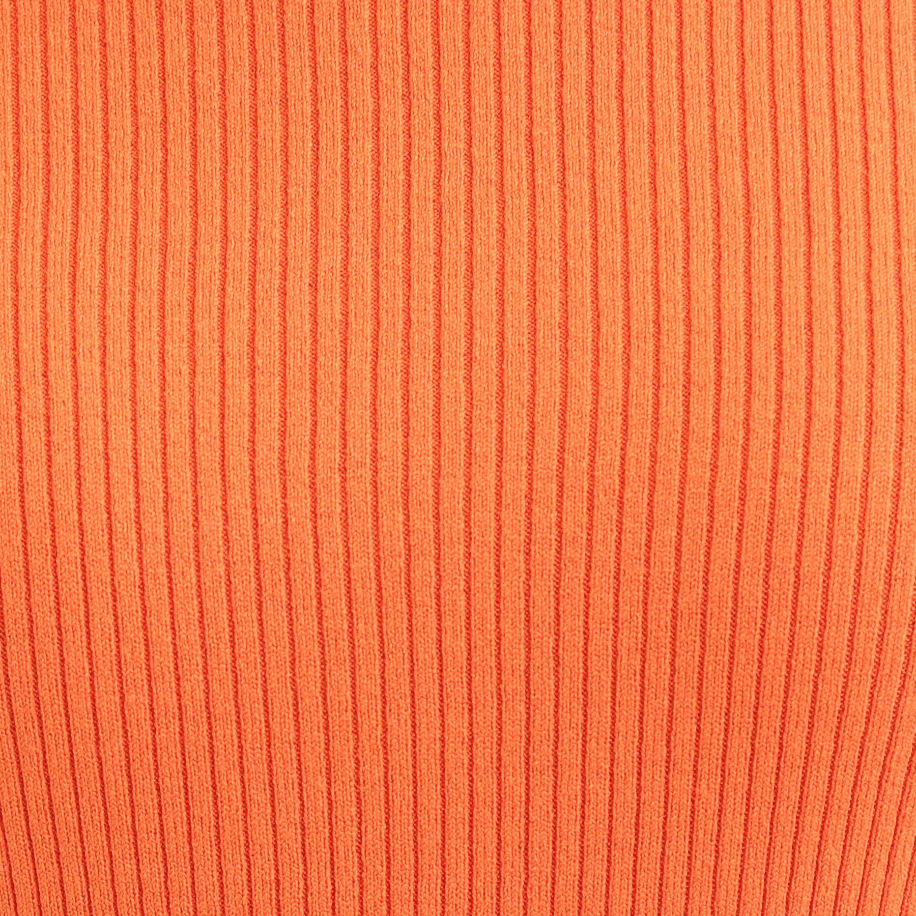 SHOO･LA･RUE「【洗濯機可/S-LL】メリハリフリルですっきり見える やわらかリブニット」|ニット・セーター|