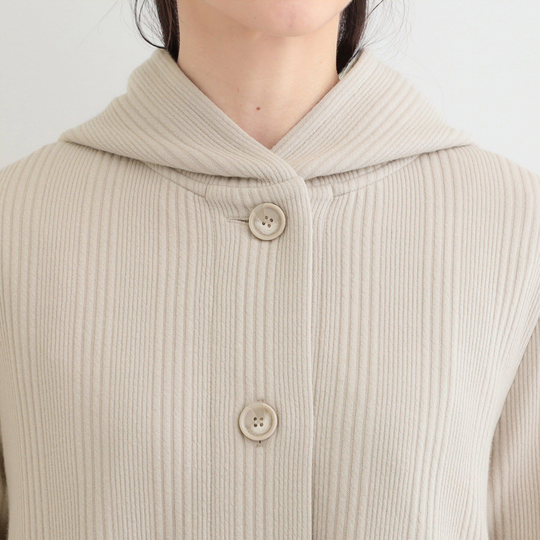 SHOO･LA･RUE「【洗濯機可/S-LL】体型をカバーしながらスマートに魅せる。ストライプジャカード コーディガン」|その他|