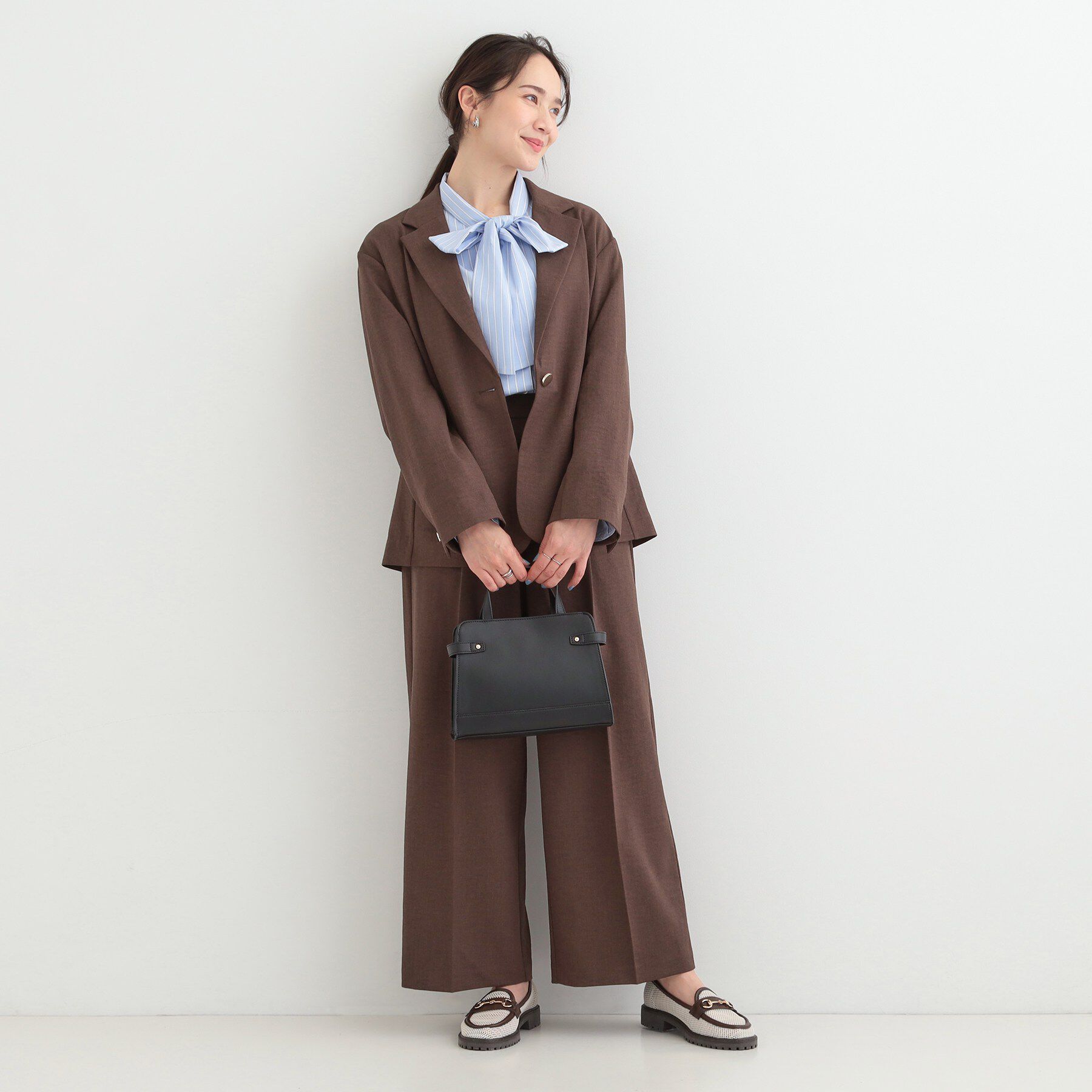 SHOO･LA･RUE「【2WAY】サイドベルトが上品 ミニトートバッグ」|ショルダー・メッセンジャー|