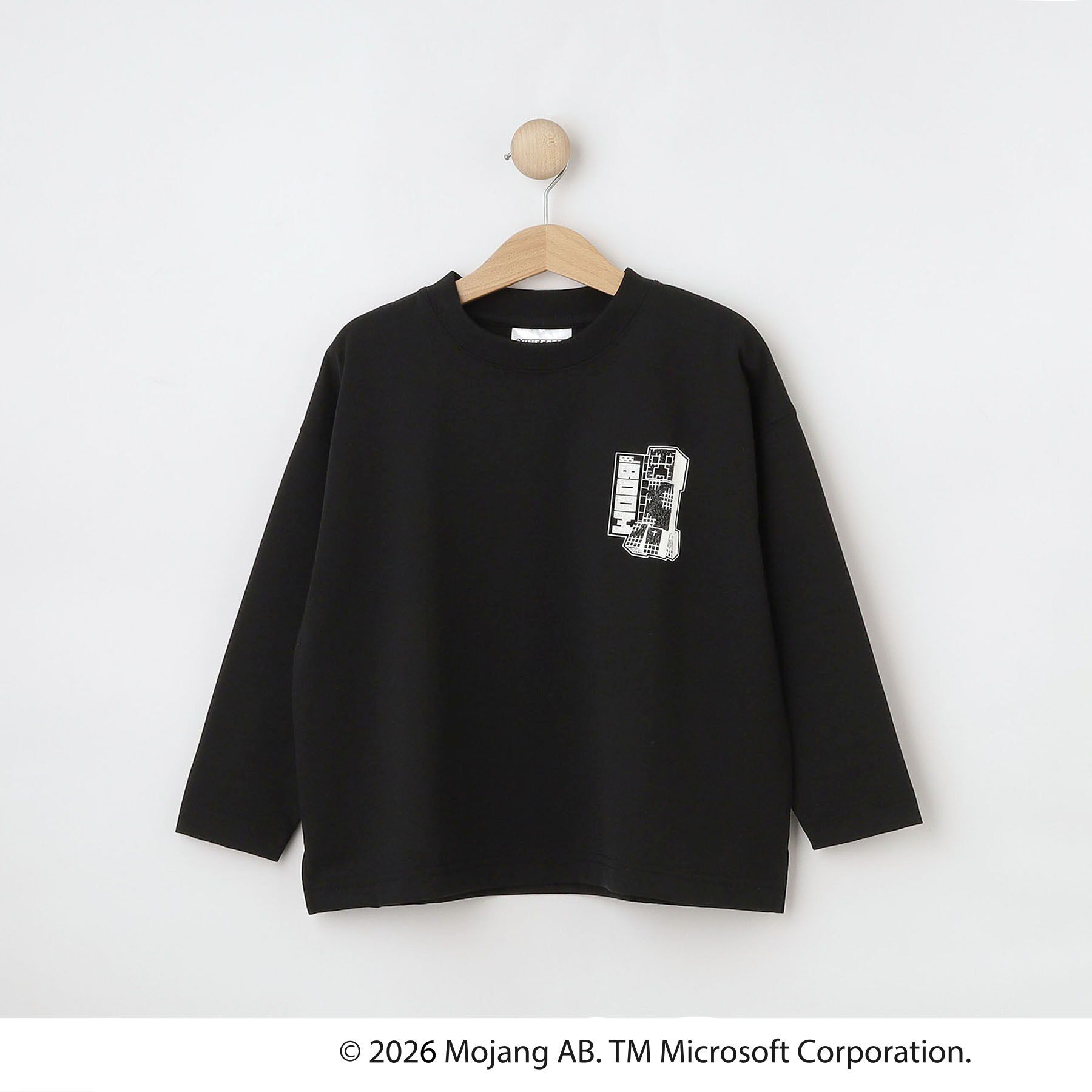 SHOO･LA･RUE「【マインクラフト】アソートプリントロンT」|Tシャツ・カットソー|ブラック(019)