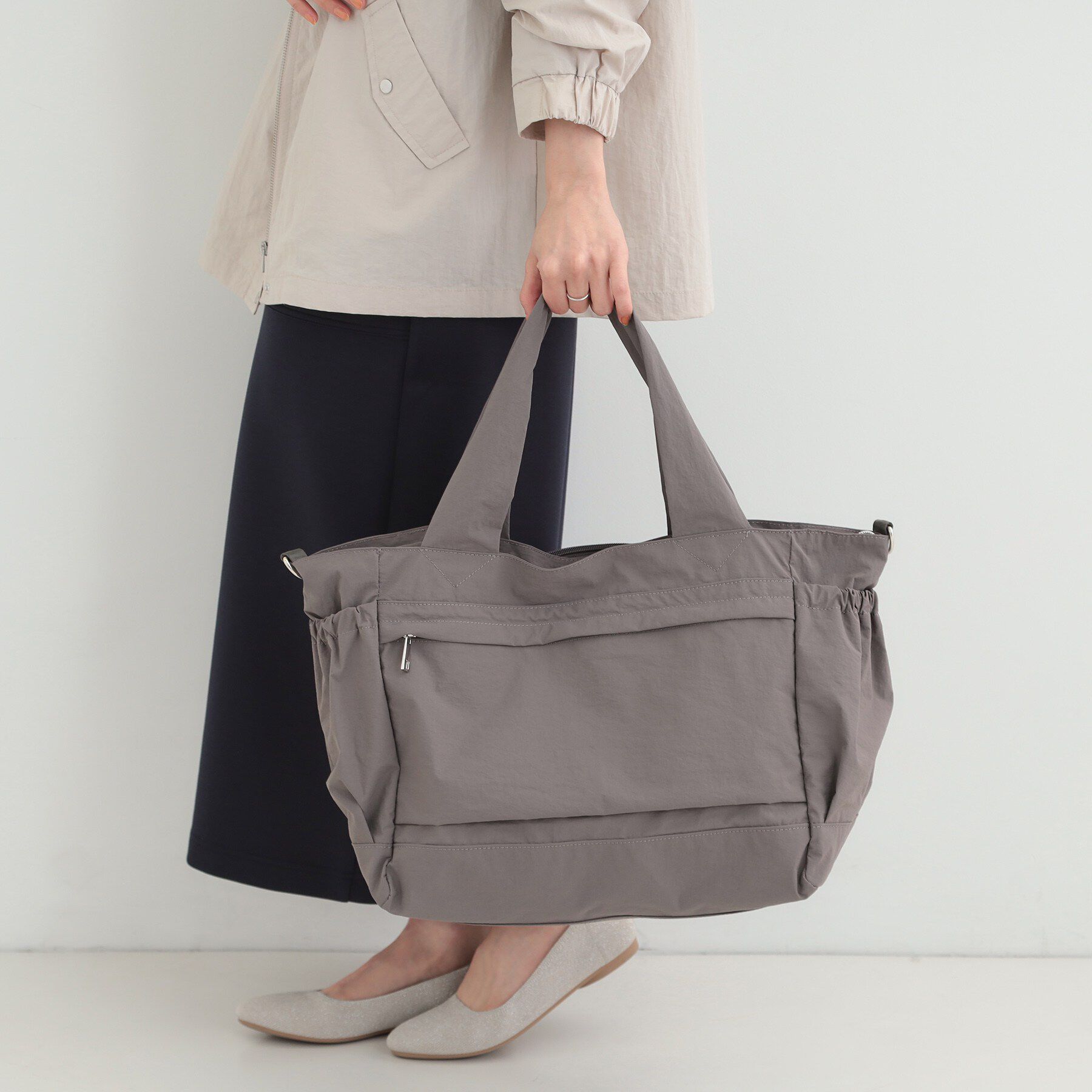 SHOO･LA･RUE「【撥水】トラベルボストンバッグ【キャリーオン】」|ボストンバッグ|