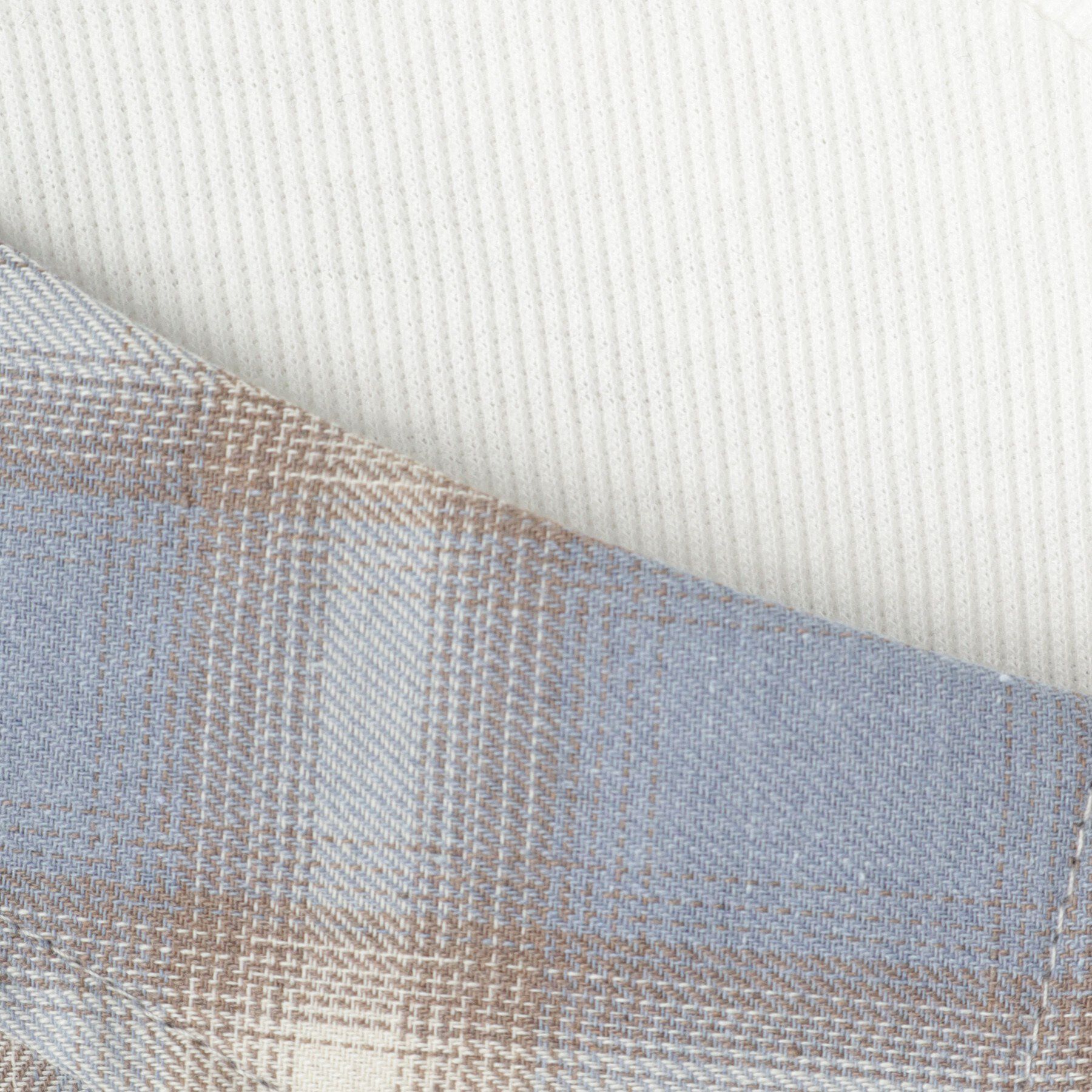 SHOO･LA･RUE「【130-150cm】チェックシャツドッキングトップス」|Tシャツ・カットソー|