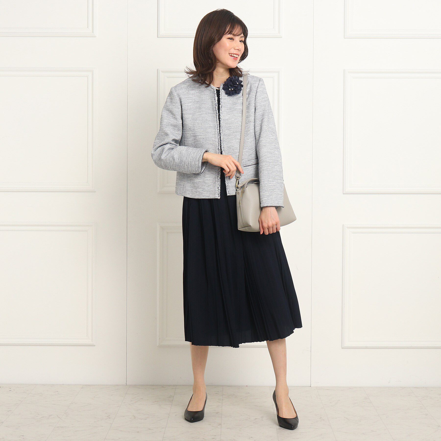 Dessin「【セットアップ可能】ノーカラージャケット＜S～L＞」|スーツ|