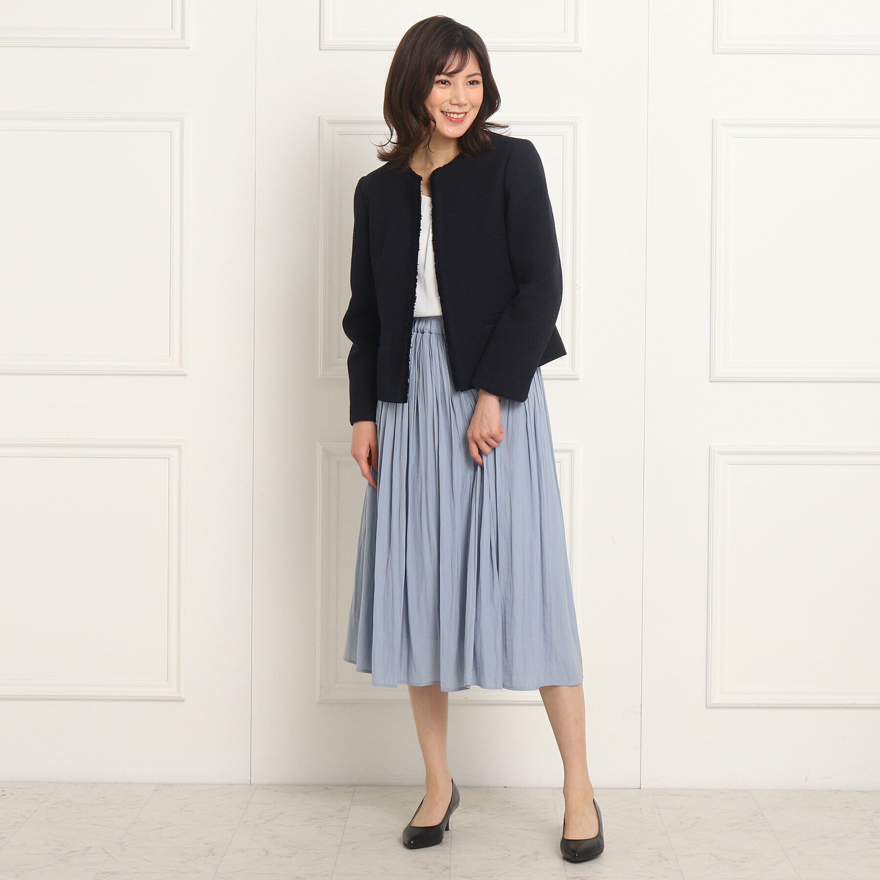 Dessin「【セットアップ可能】ノーカラージャケット＜S～L＞」|スーツ|