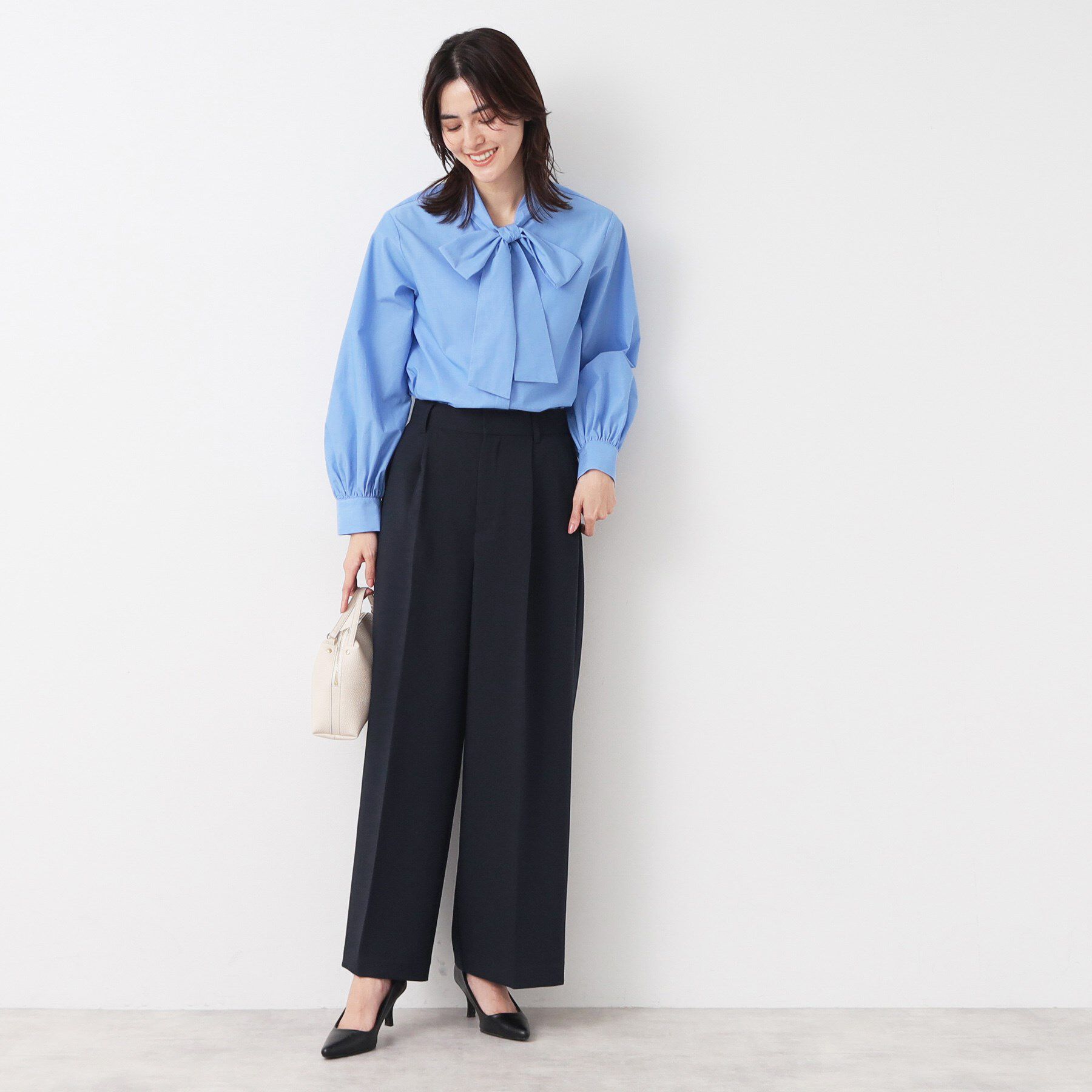 Dessin「【入卒/セレモニー/セットアップ可能/洗える】ワンタックワイドパンツ」|その他|