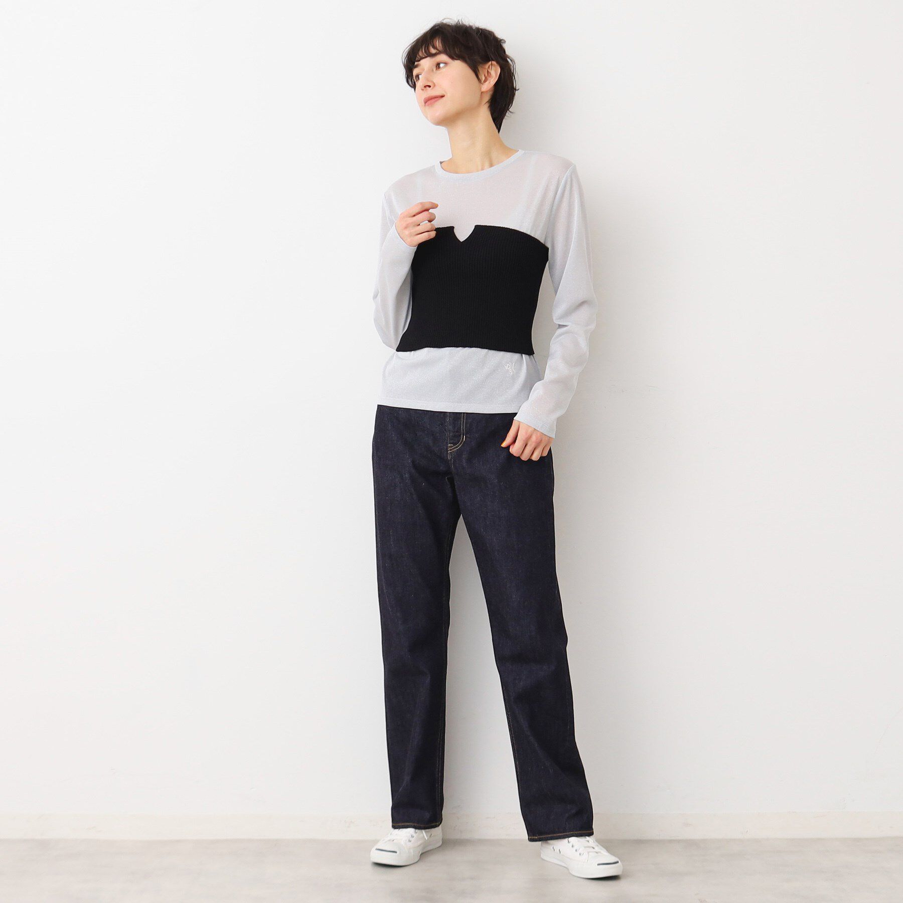 Dessin「【洗える】ニットバンドゥ」|チューブトップ|