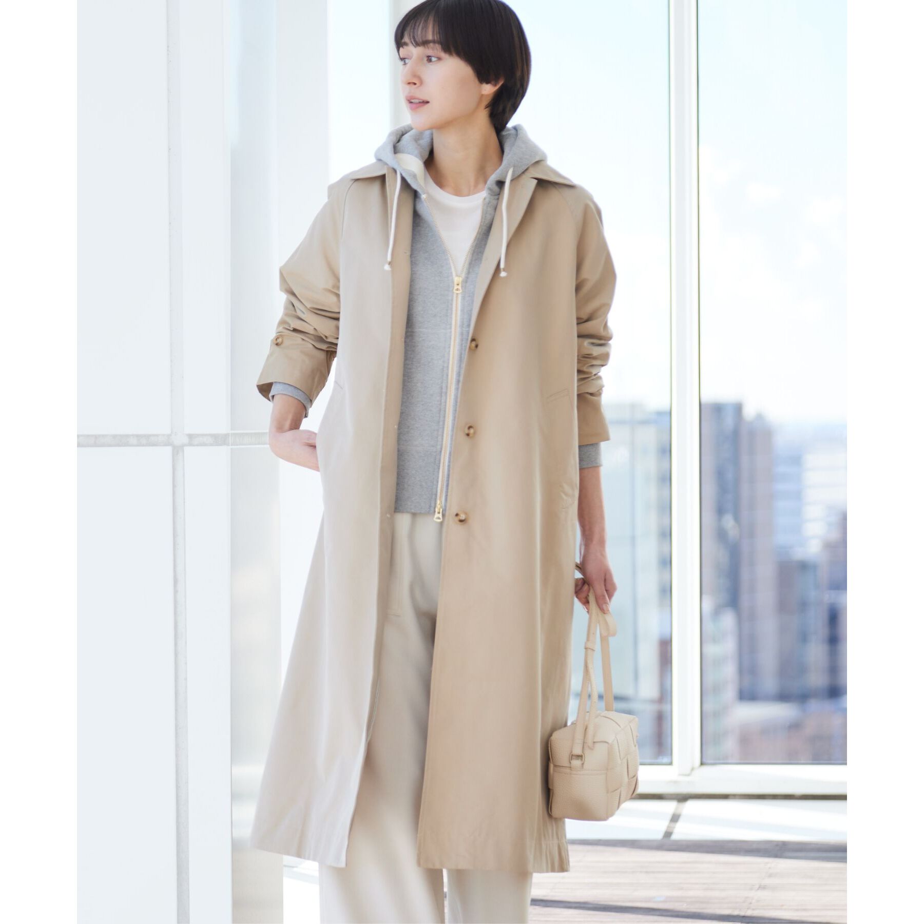 Dessin「【洗える】ステンカラーコート（S～L）」|ステンカラーコート|