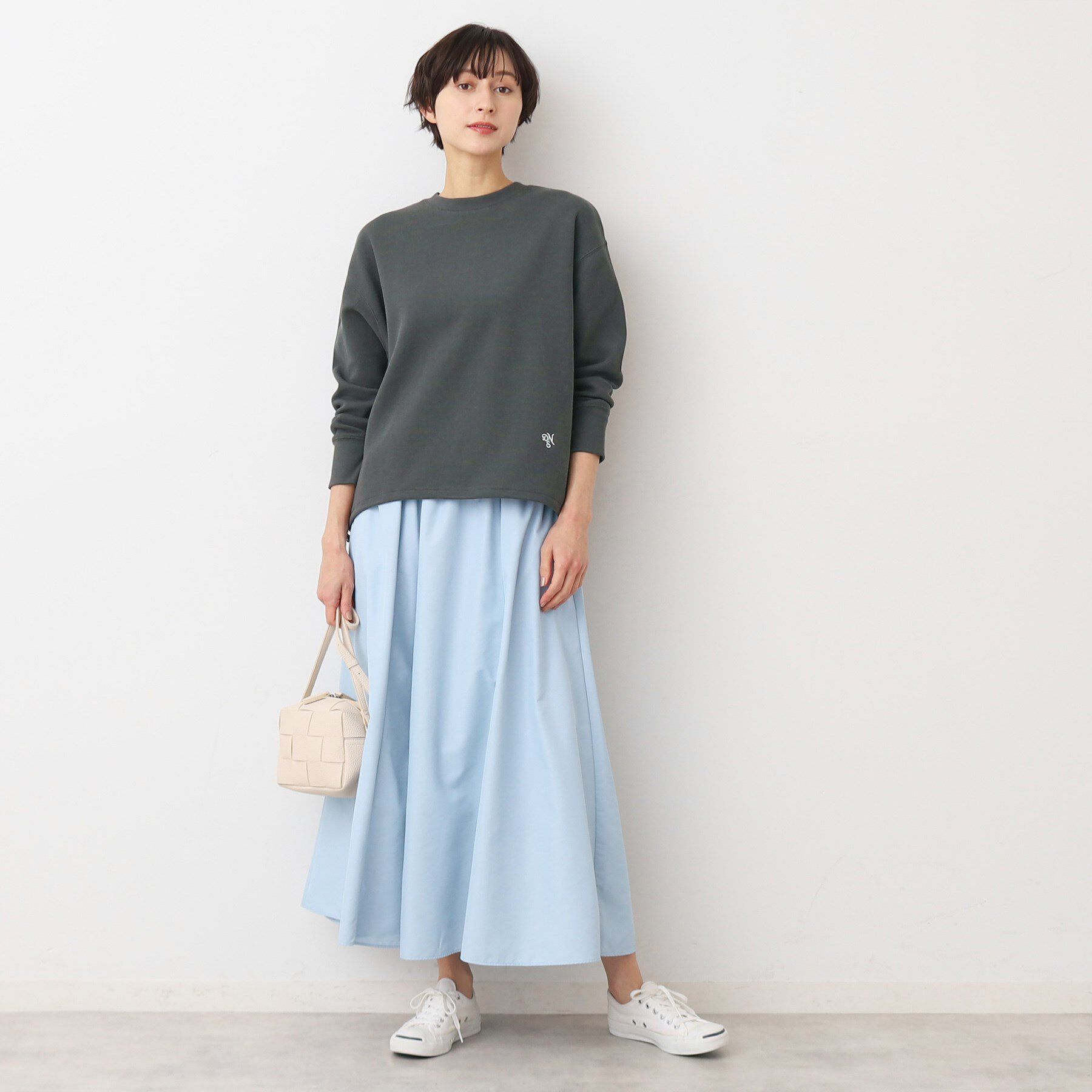 Dessin「【洗える】ドローコード付きカットソー（XS～L）」|Tシャツ・カットソー|