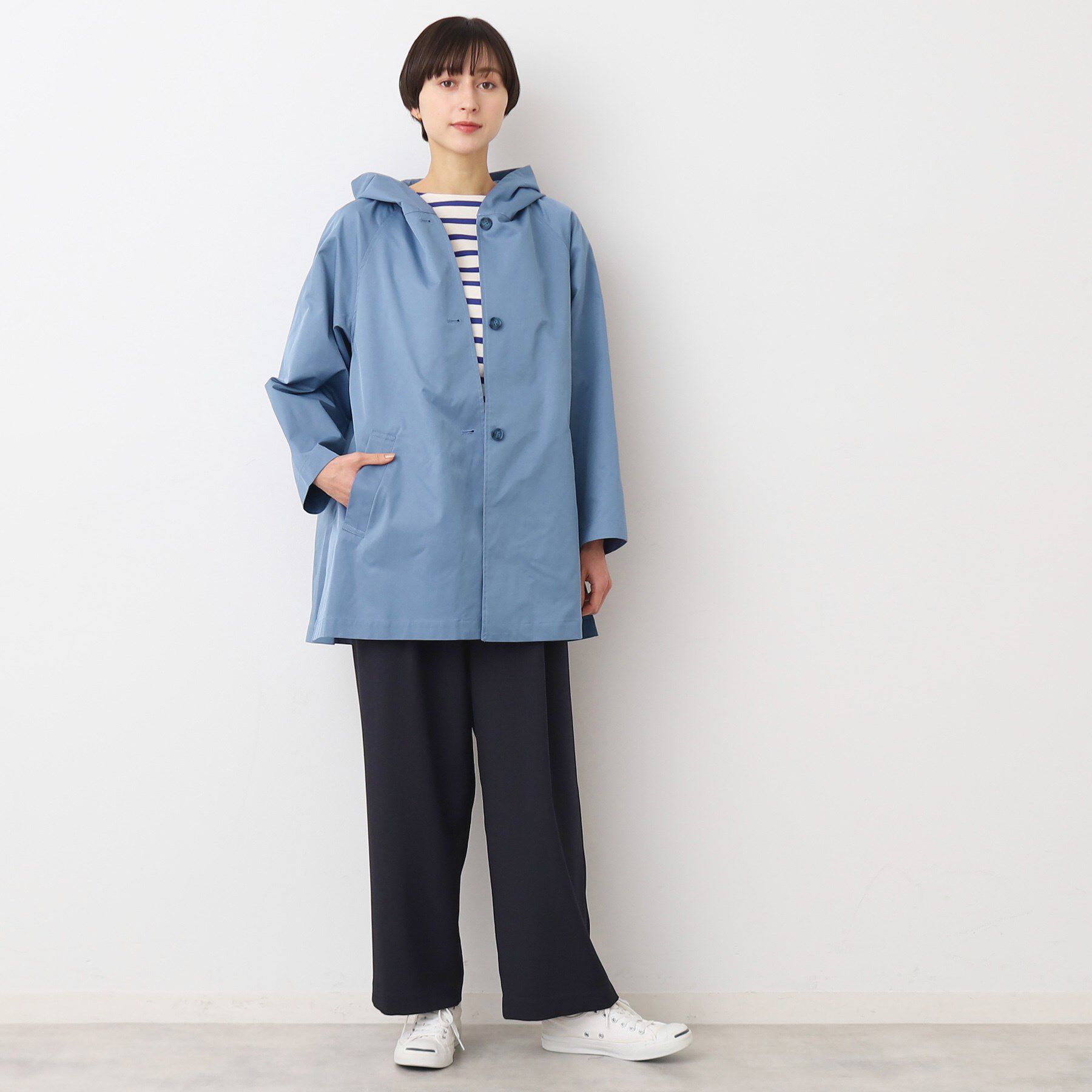 Dessin「【洗える】フーデッドハーフコート（S～L）」|その他|