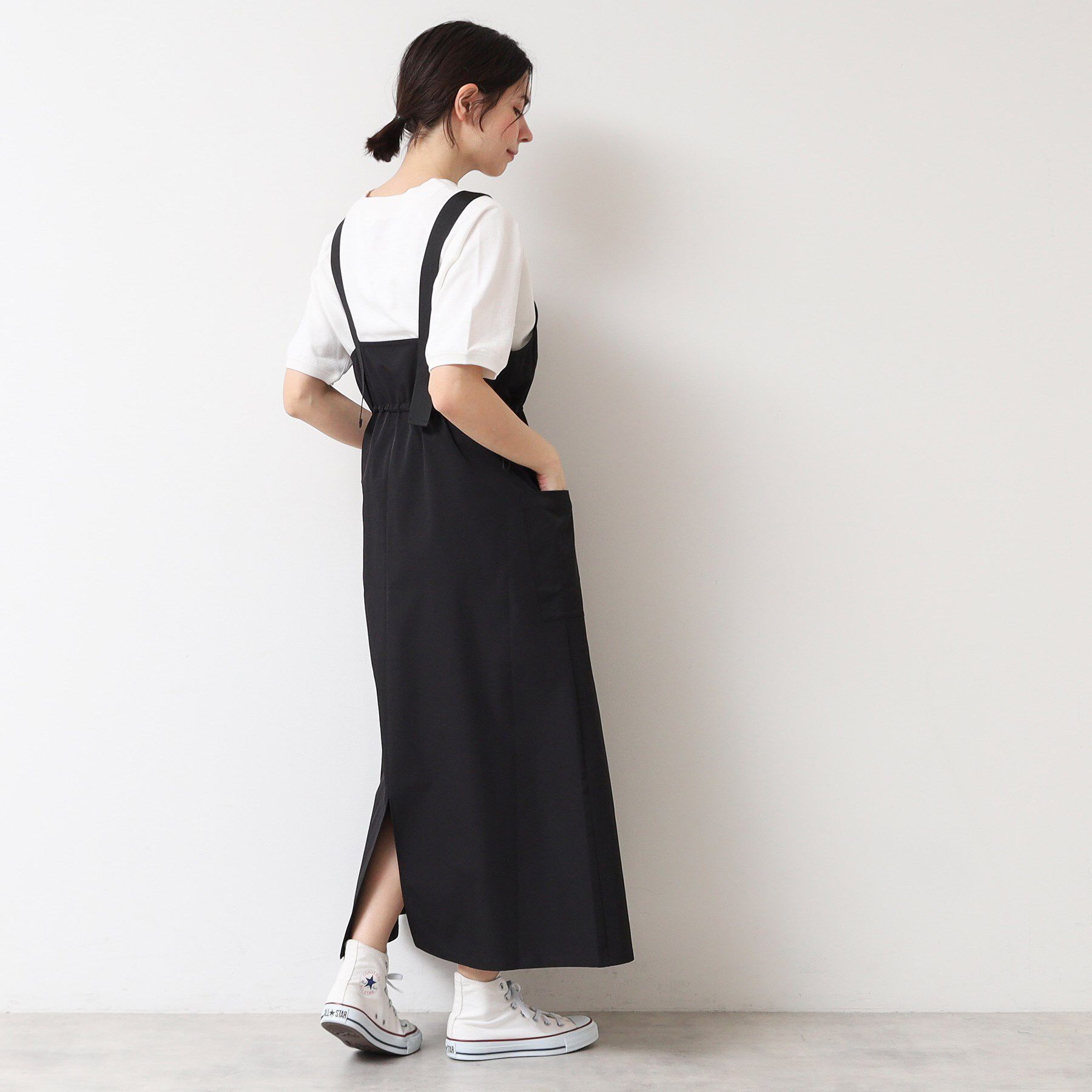 Dessin「【洗える】ベルト付きワークジャンスカ（S～L）」|ワンピース|