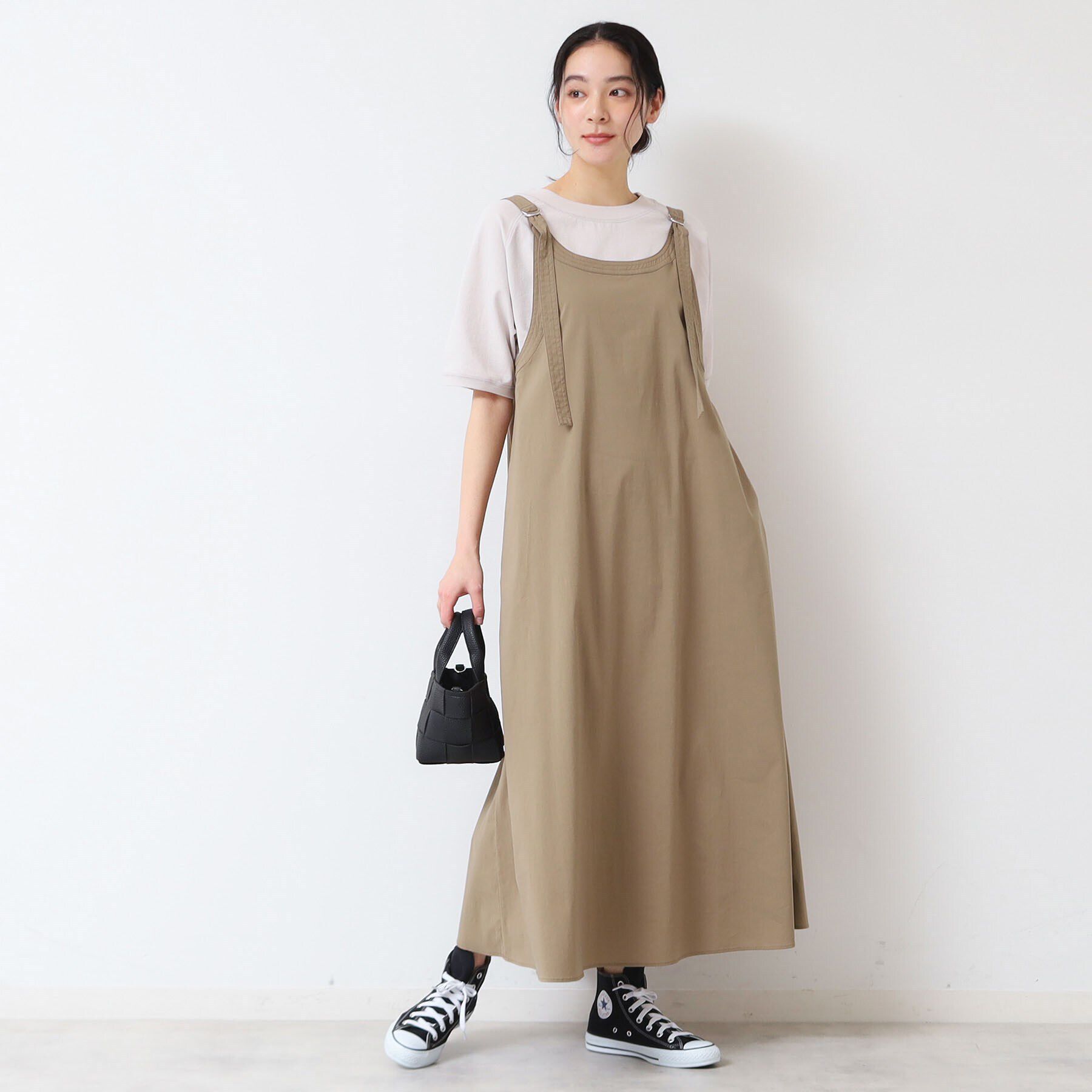 Dessin「【洗える】ベルト付きキャミワンピース」|ワンピース|トープ(054)