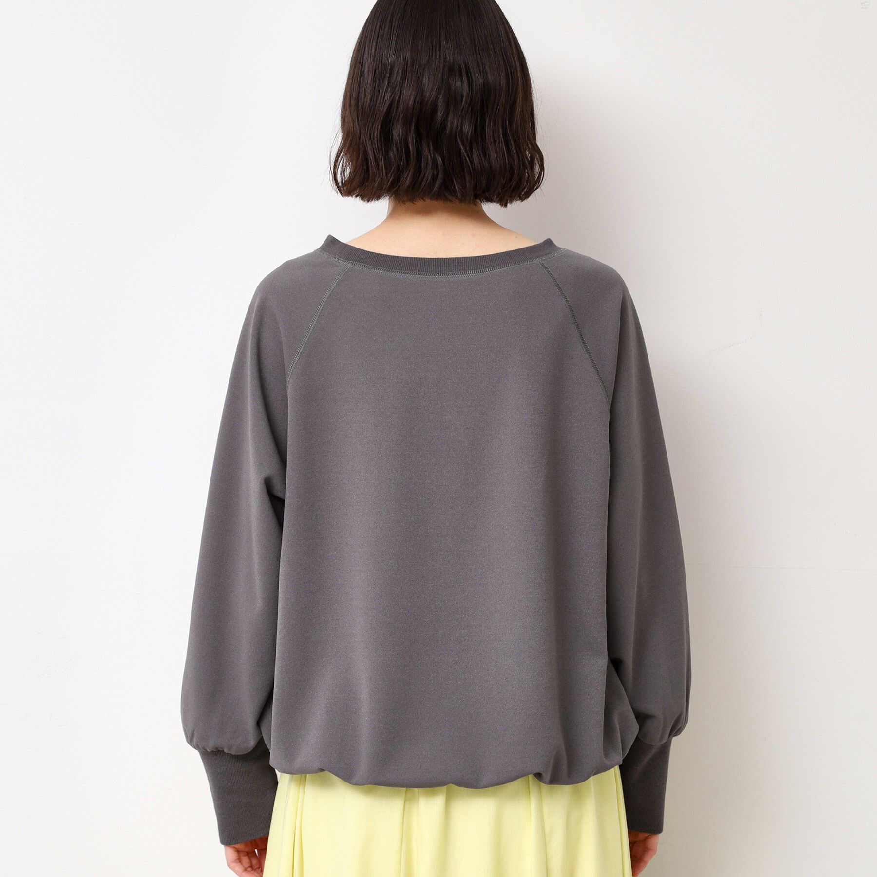 Dessin「【セットアップ可能・洗える】ジョーゼットドロスト付きブラウス」|Tシャツ・カットソー|