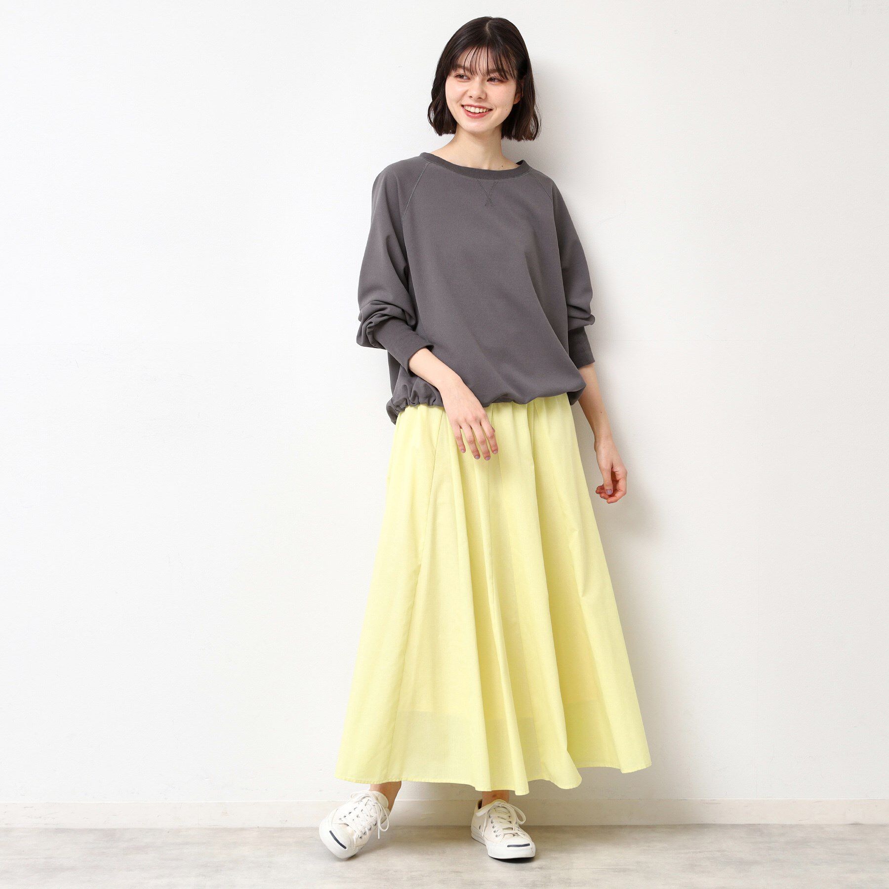 Dessin「【セットアップ可能・洗える】ジョーゼットドロスト付きブラウス」|Tシャツ・カットソー|