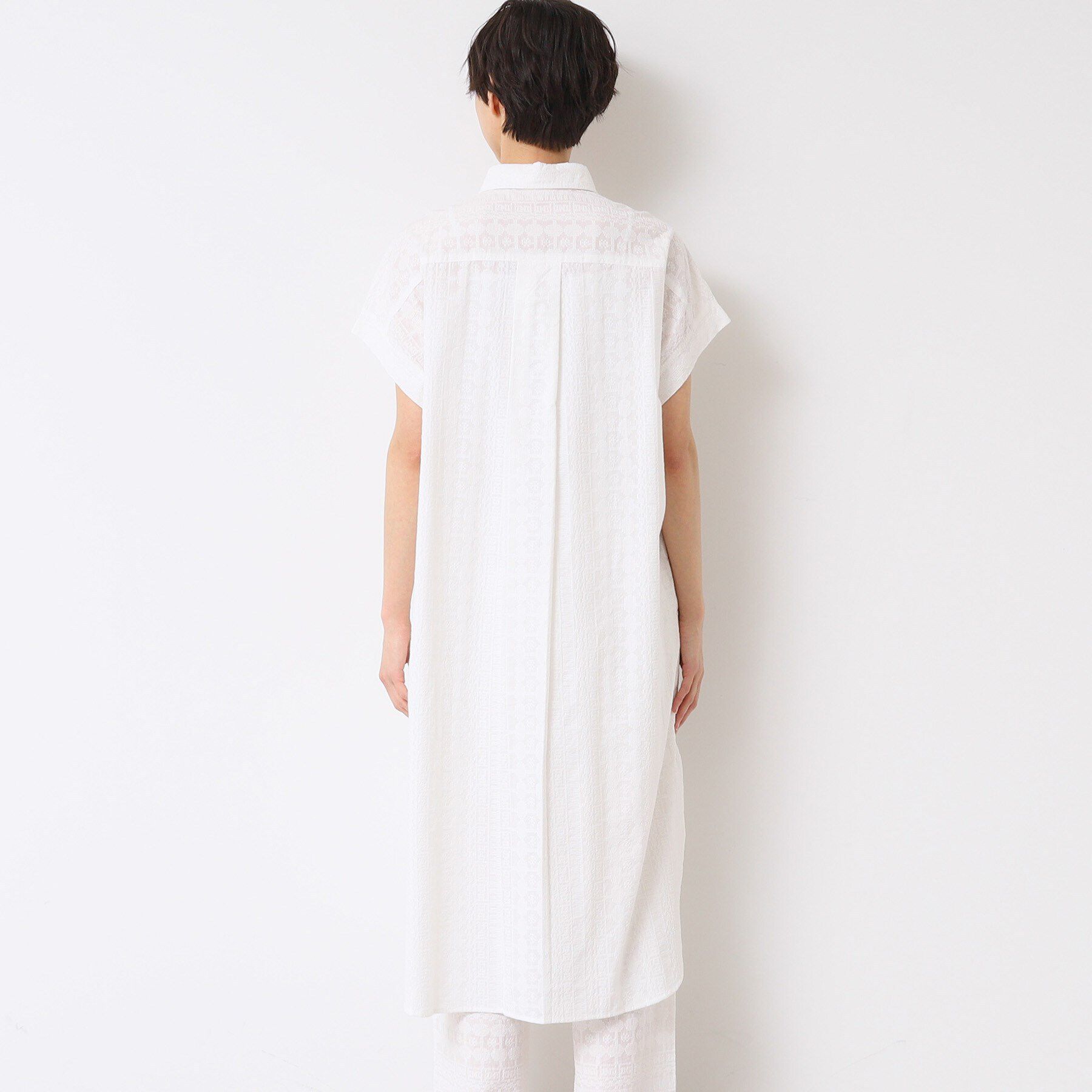Dessin「【インド刺繍・セットアップ可能・洗える】シャツワンピース」|ワンピース|