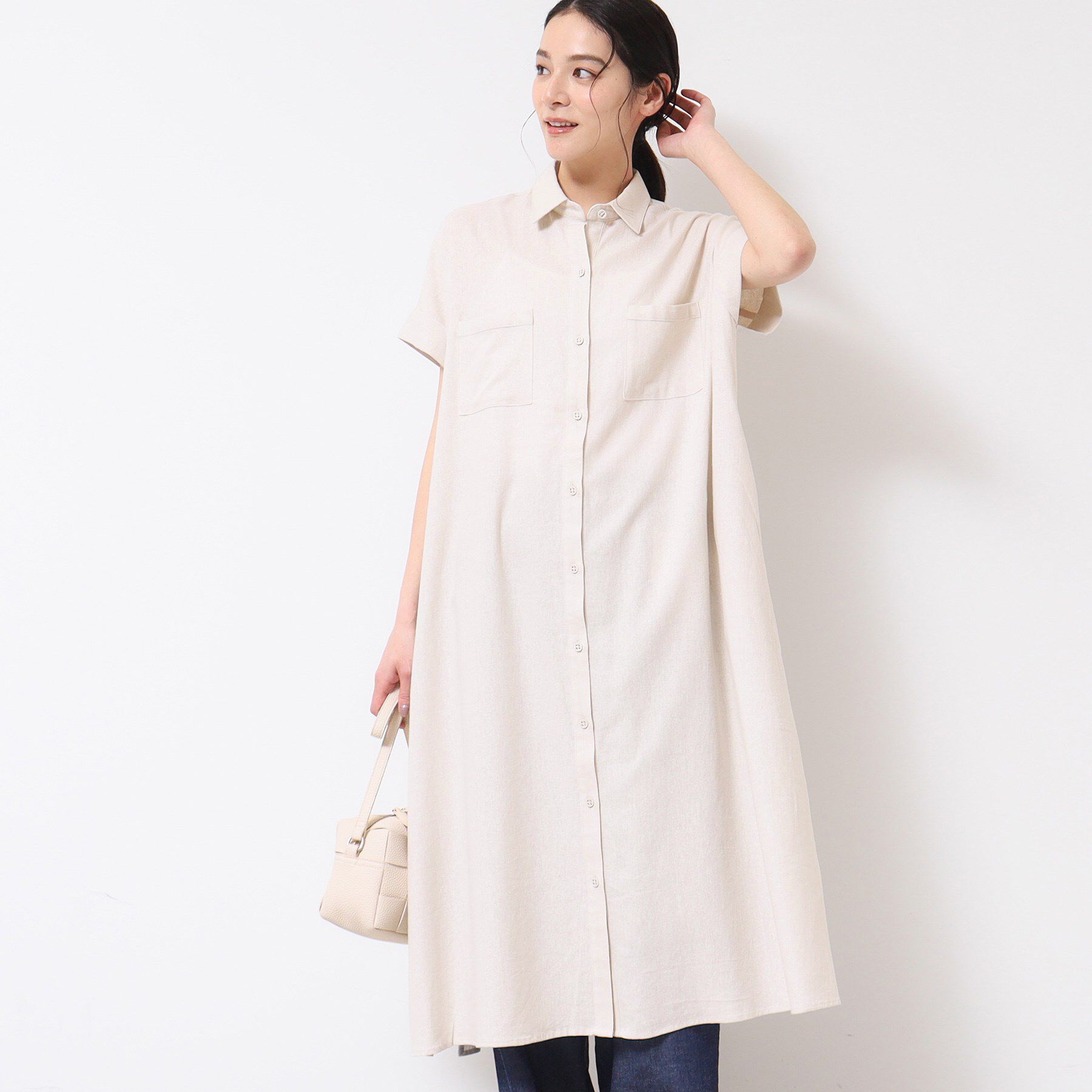 Dessin「【洗える】シャツワンピース（S～L）」|ワンピース|