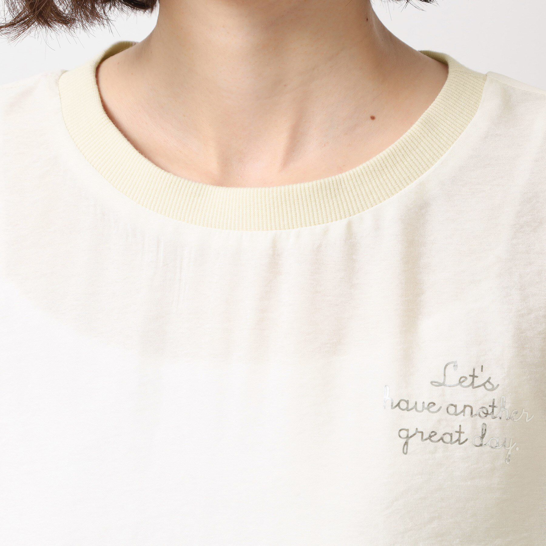 Dessin「【洗える・4サイズ展開】ロゴ入りブラウス（XS～L）」|シャツ・ブラウス|