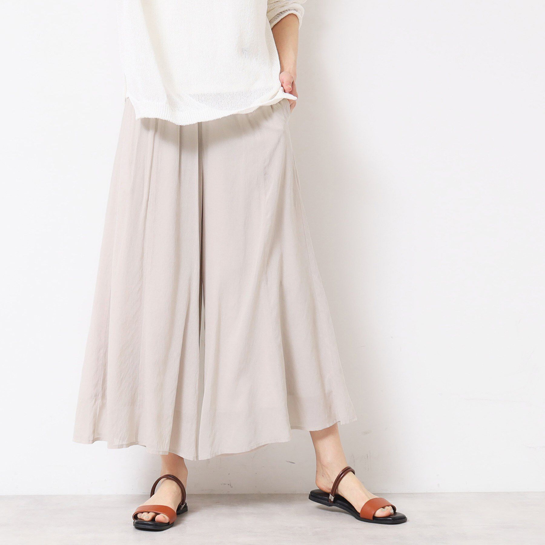 Dessin「【ウエストゴム・洗える】リラクシーパンツ」|その他|