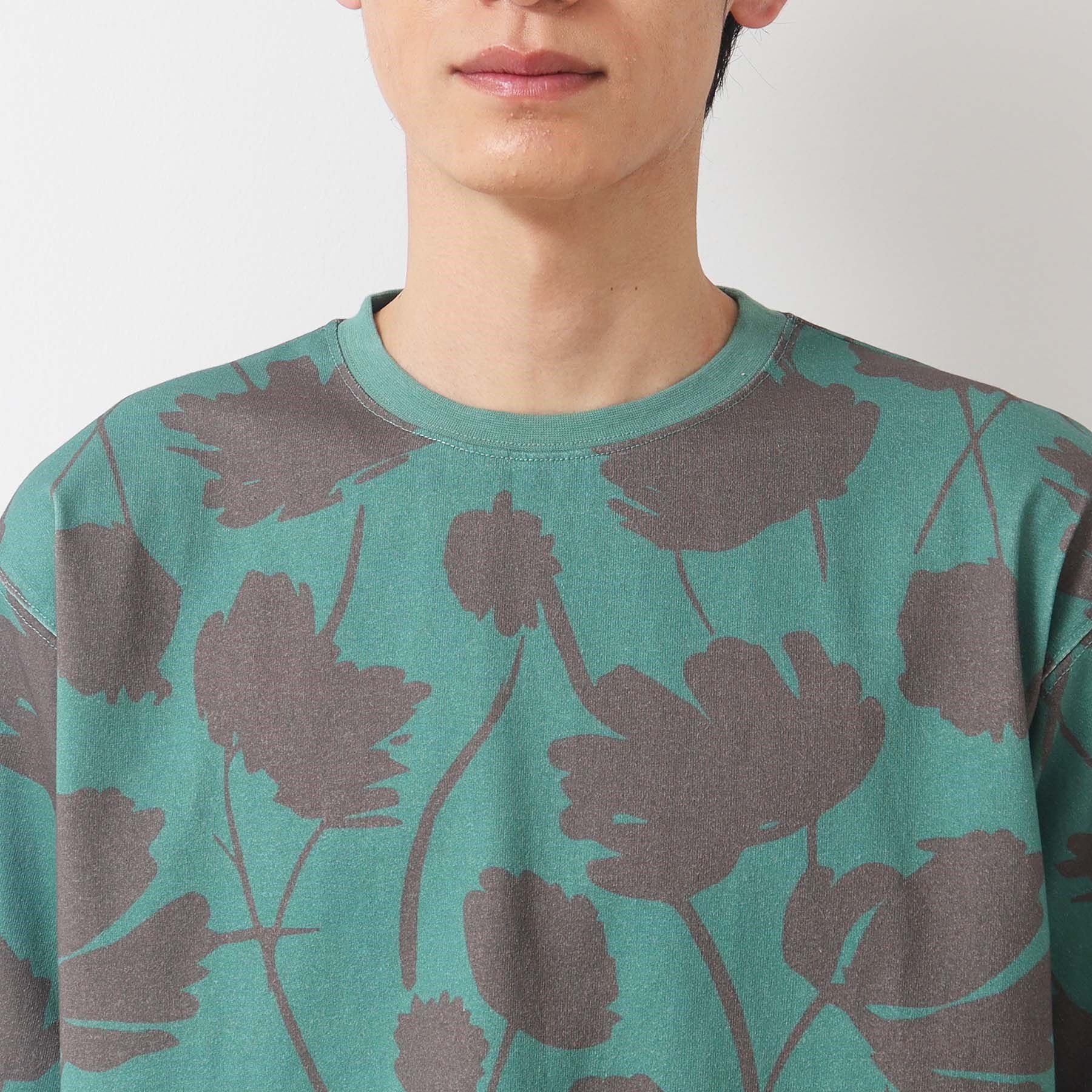 Dessin「【リンクコーデ・洗える】フラワープリントTシャツ」|Tシャツ・カットソー|