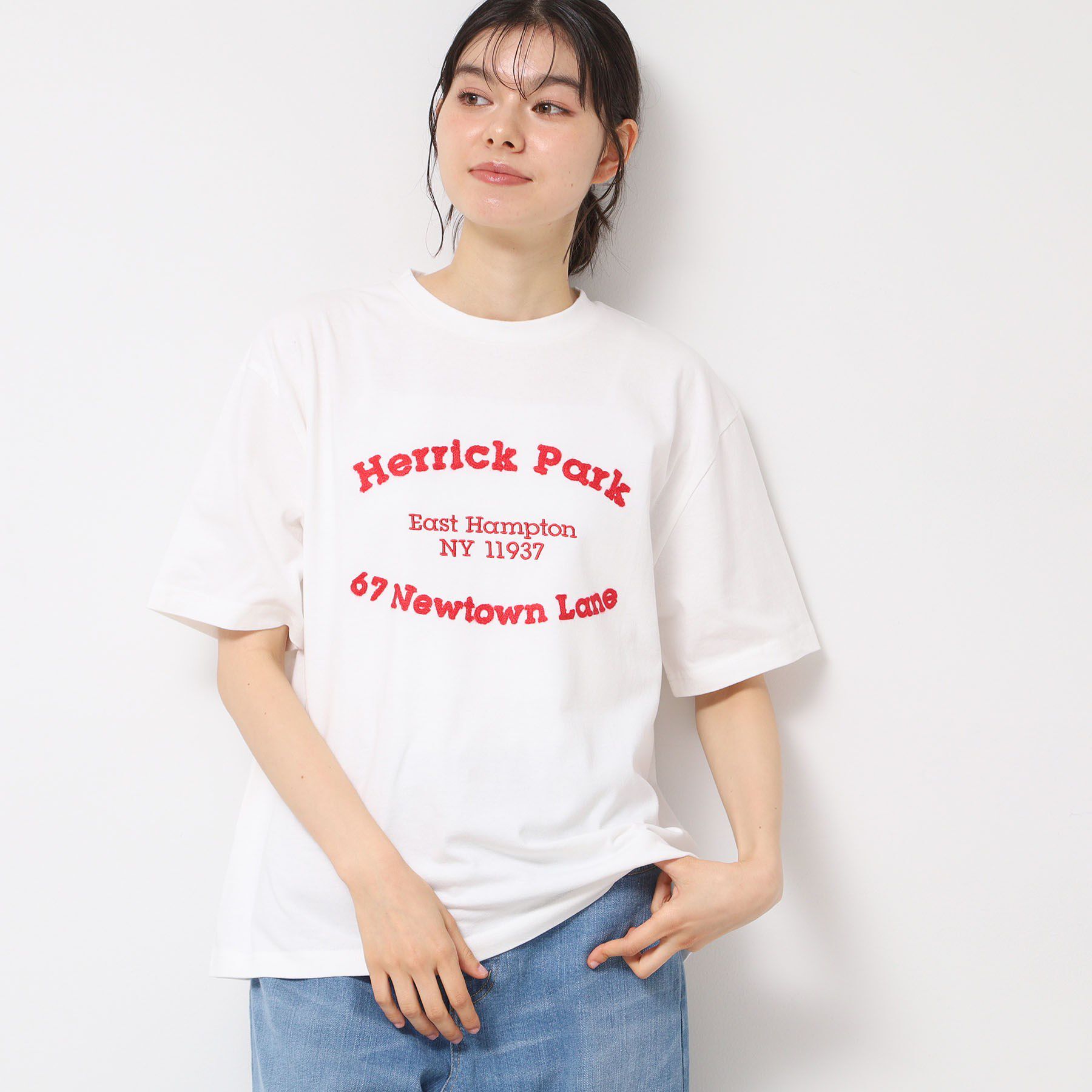Dessin「【ユニセックス・洗える】ピグメントロゴTシャツ」|Tシャツ・カットソー|