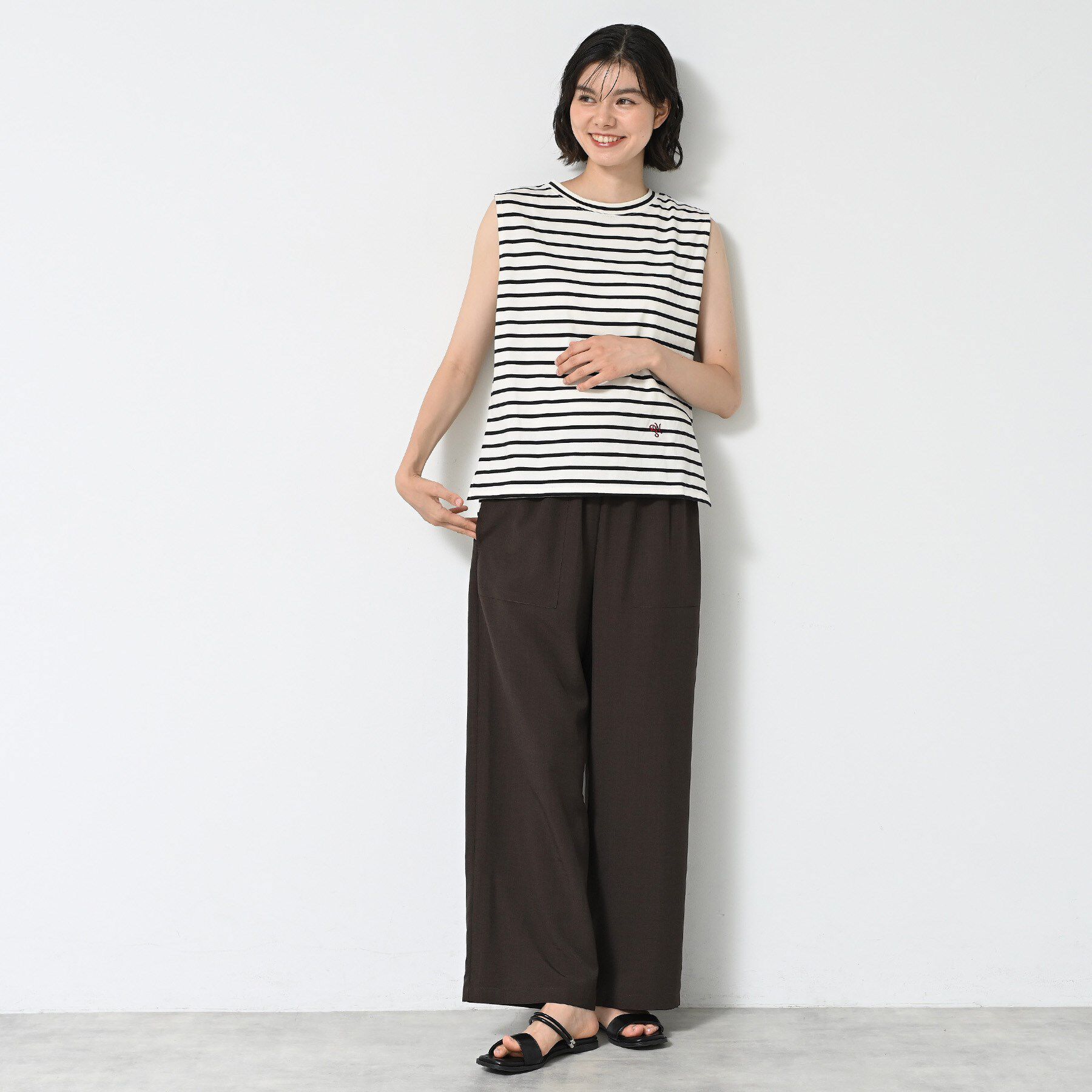 Dessin「【洗える】ノースリーブカットソー」|Tシャツ・カットソー|