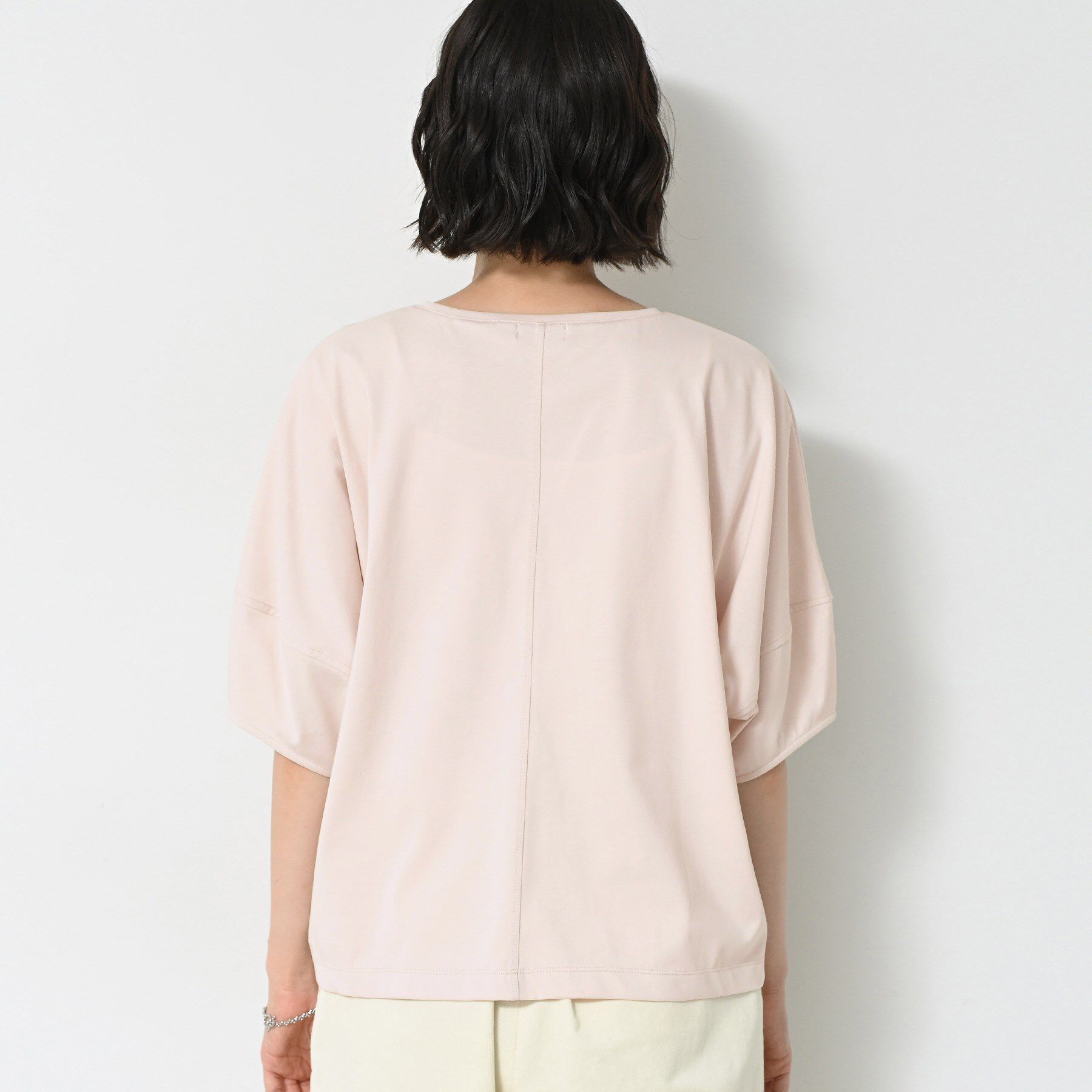 Dessin「【二の腕カバー／UVカット】ランタンスリーブカットソー」|Tシャツ・カットソー|