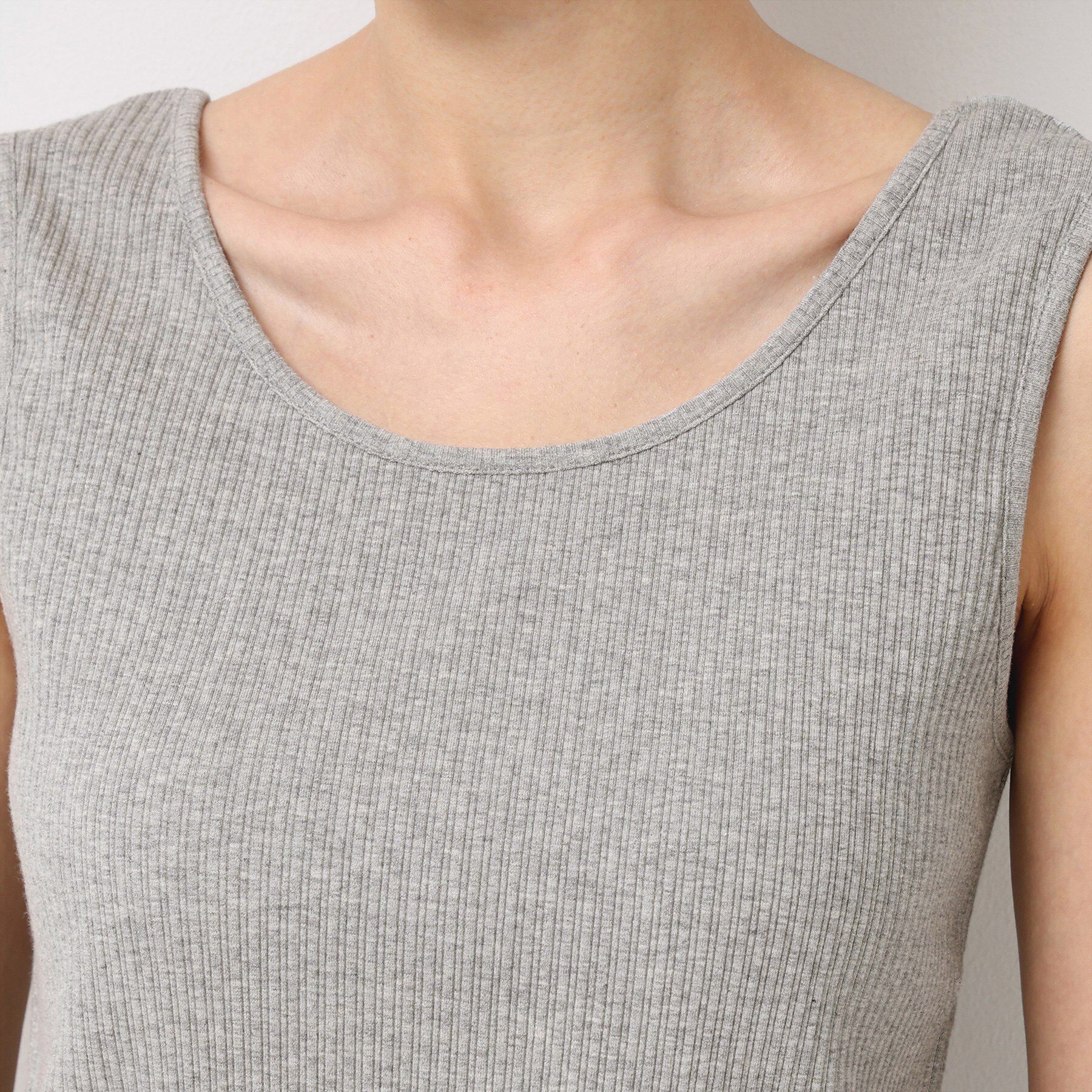 Dessin「【2WAY・洗える】リブタンクトップ」|キャミソール|