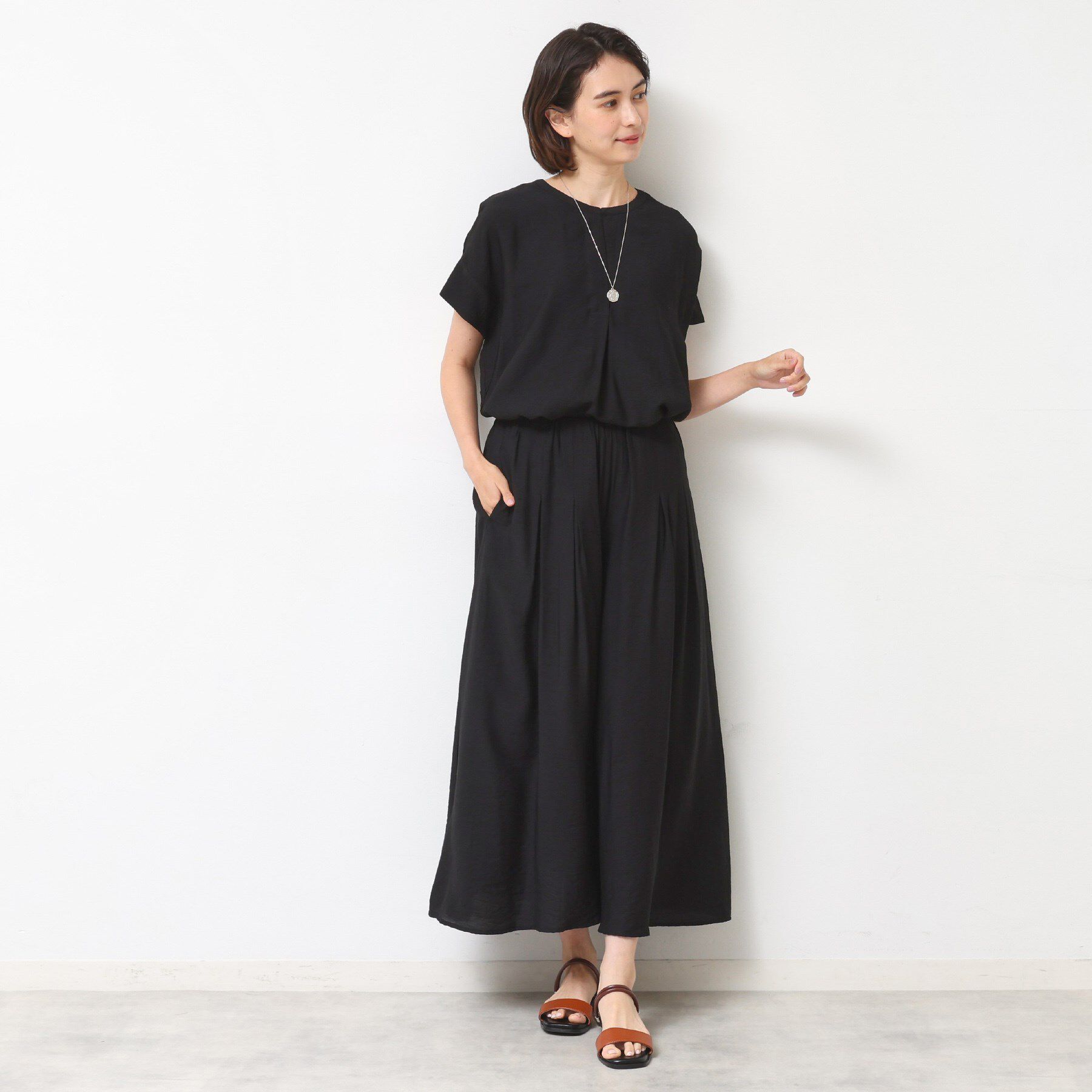 Dessin「【セットアップ可】2WAYネックスキッパーブラウス」|シャツ・ブラウス|