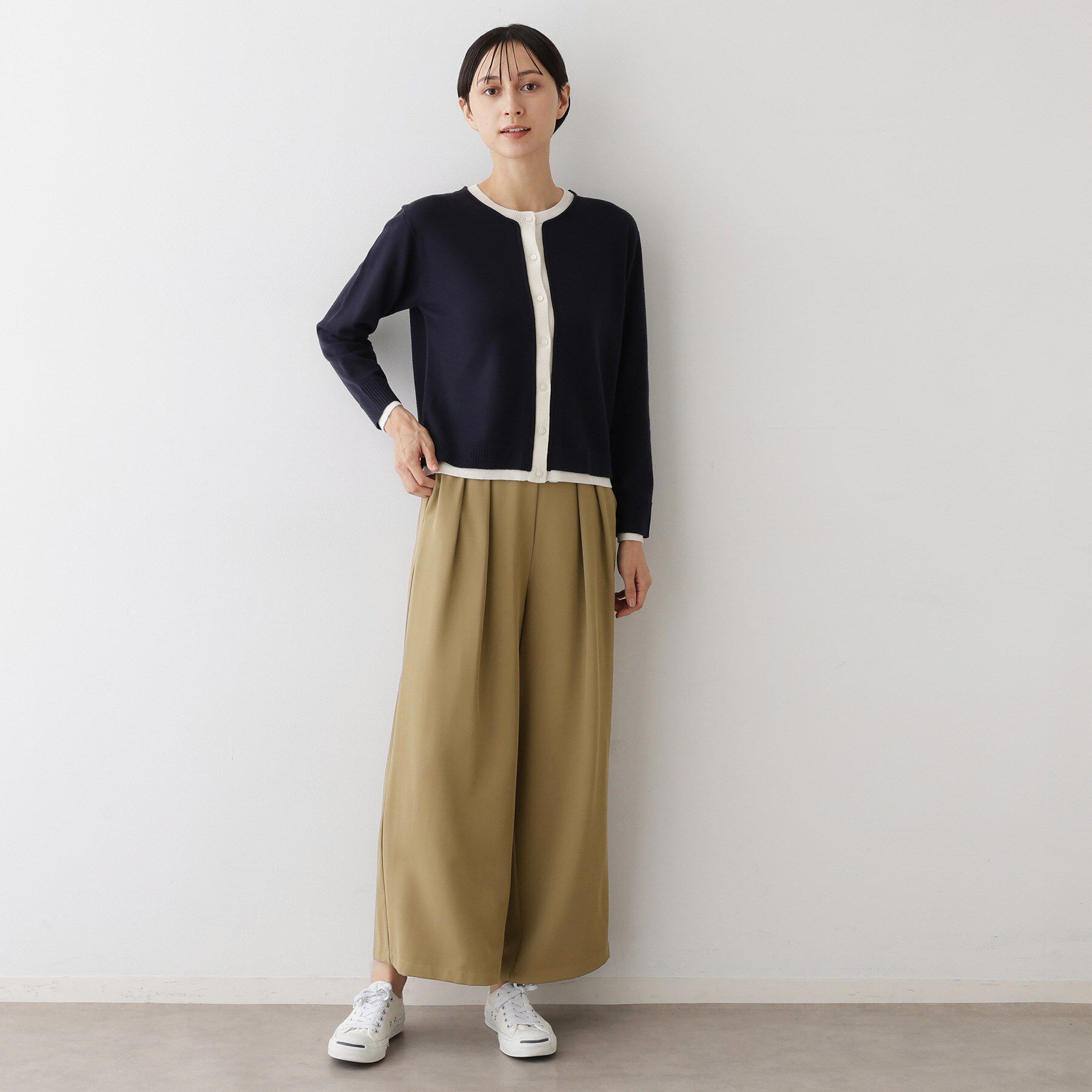 Dessin「【セットアップ可・洗える】ダブルタックワイドパンツ」|その他|