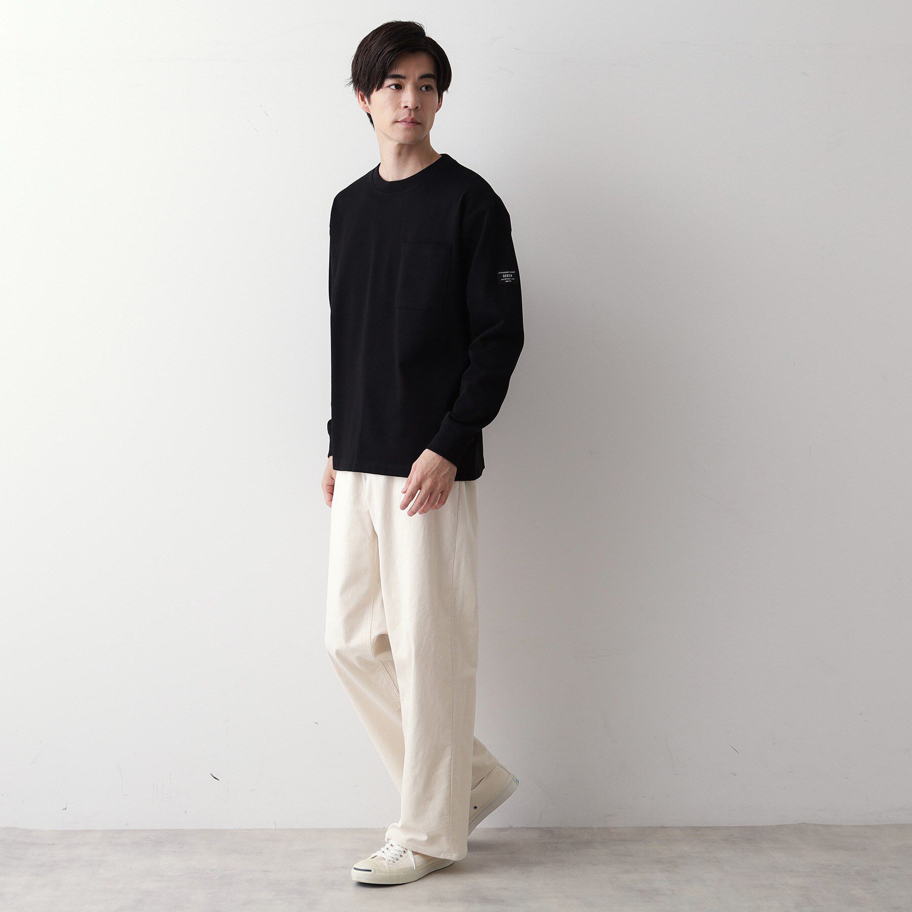 Dessin「【洗える】ヘビー天竺ロンT」|Tシャツ・カットソー|